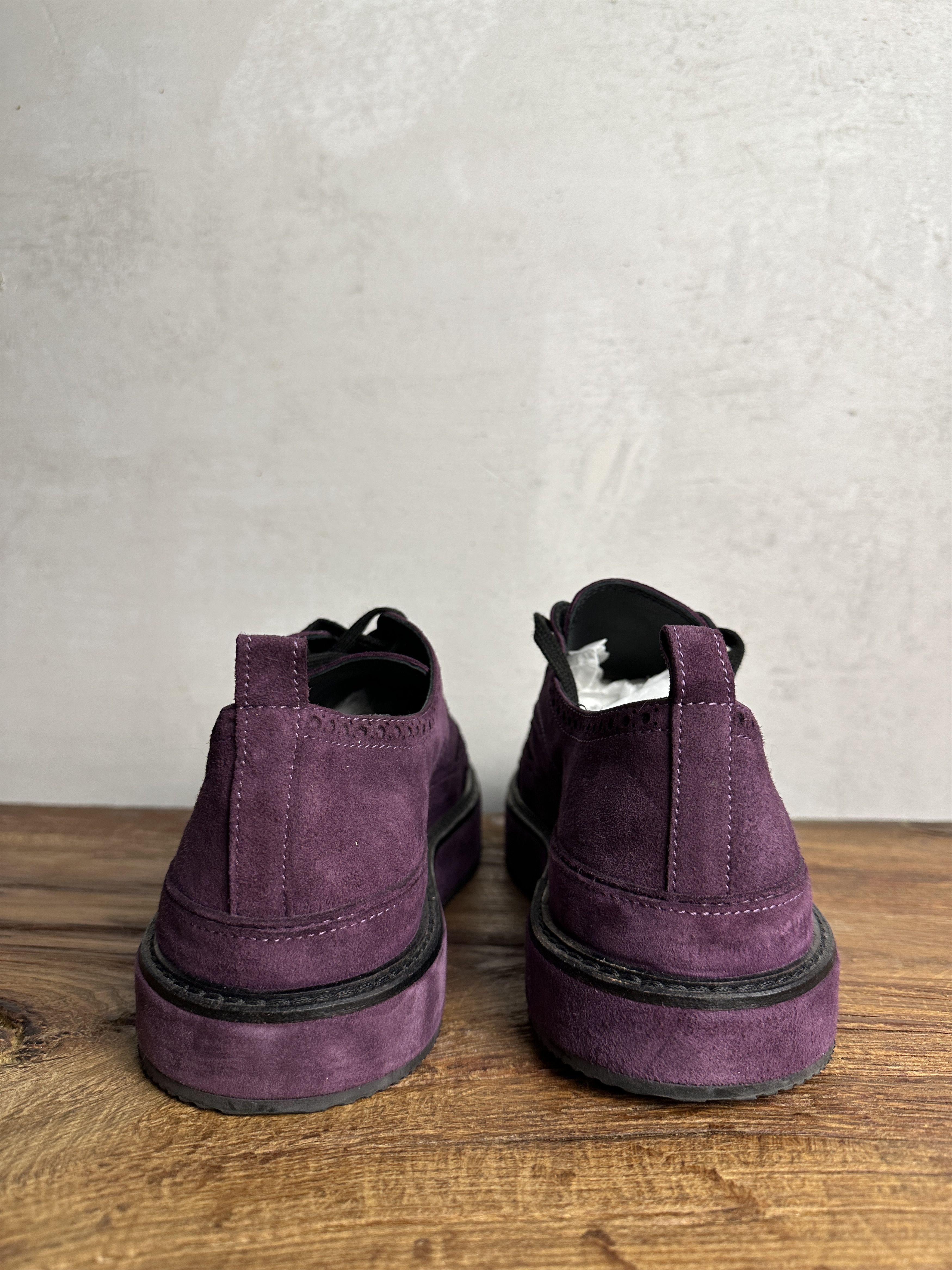 Ann Demeulemeester Ann Demeulemeester Suede Derby Shoes Size US 9 / IT 39 - 4 Thumbnail