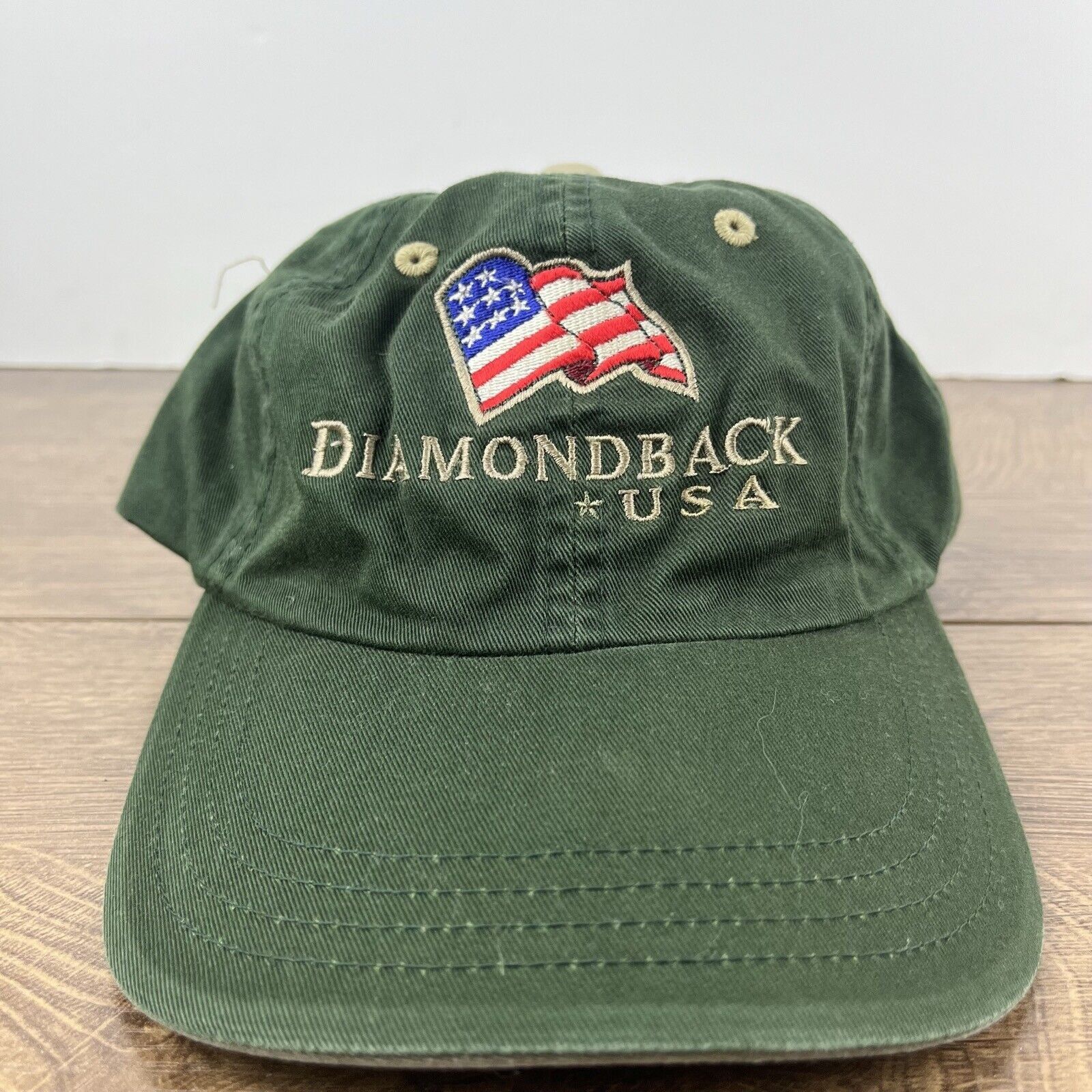 Other Diamondback USA Hat Adjustable Hat Green Hat Adjustable Gree Size ONE SIZE - 4 Thumbnail