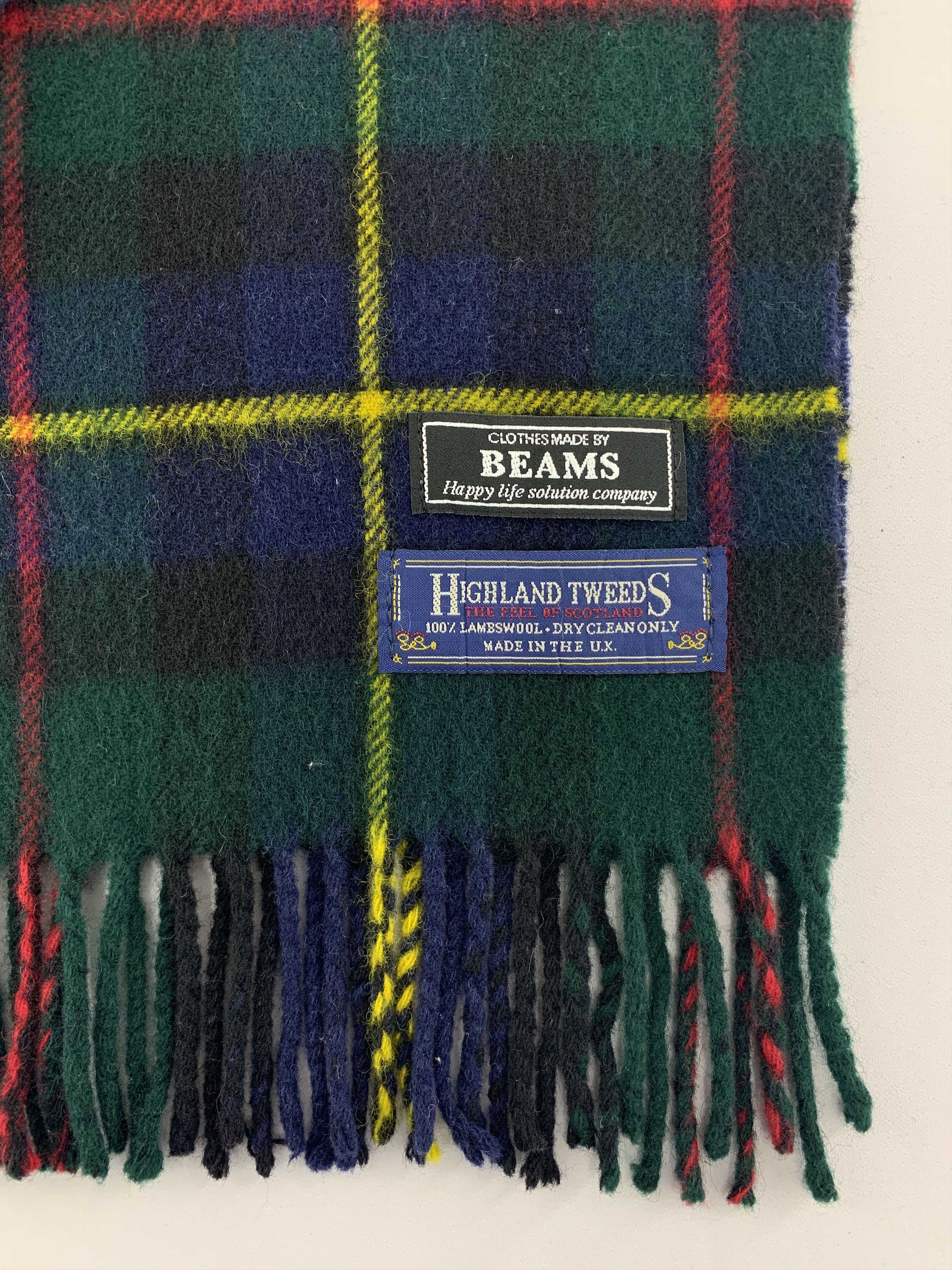 Beams Japan Beams Scarf Wool Muffler Neck Wrap BL4271 Size ONE SIZE - 4 Thumbnail