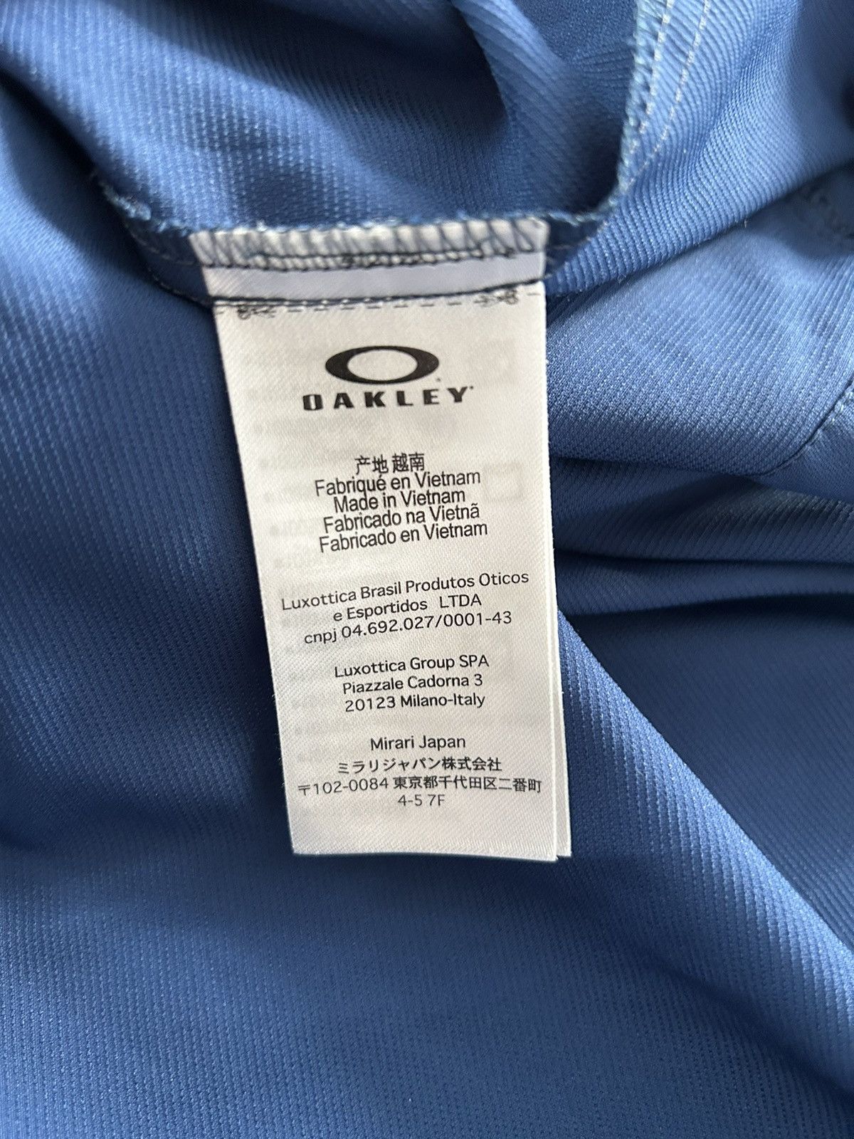 Oakley Oakley vintage blue windbreaker jacket quarter zip anorak Size US M / EU 48-50 / 2 - 6 Thumbnail