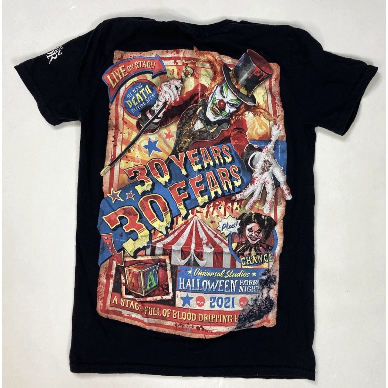Vintage VINTAGE Universal Studios Halloween Horror Nights 2021 30 Years Fear T-shirt Women XS Size XS / US 0-2 / IT 36-38 - 2 Thumbnail