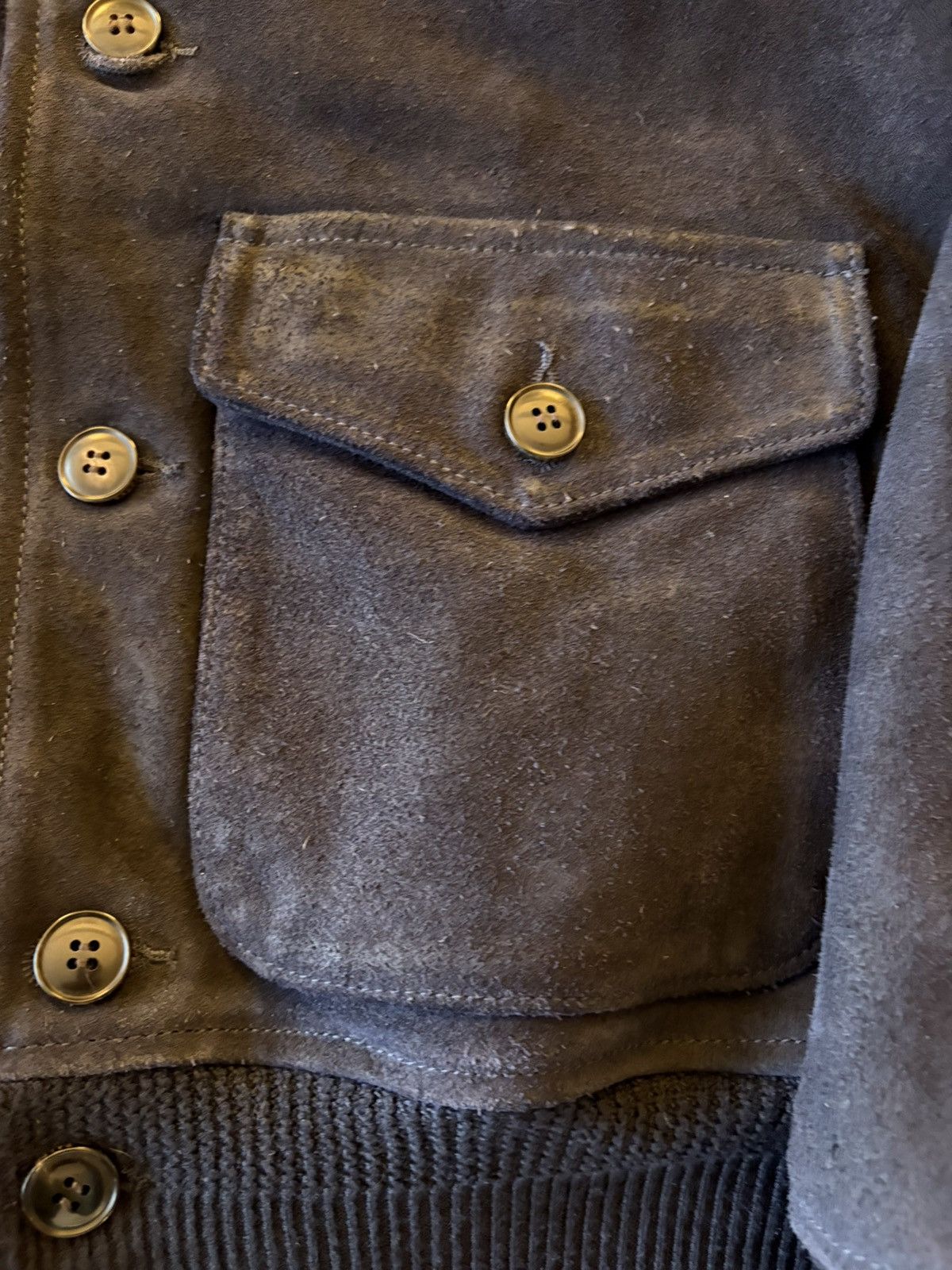 Polo Ralph Lauren POLO RALPH LAUREN ROUGHOUT LEATHER BOMBER SMALL Size US S / EU 44-46 / 1 - 3 Thumbnail