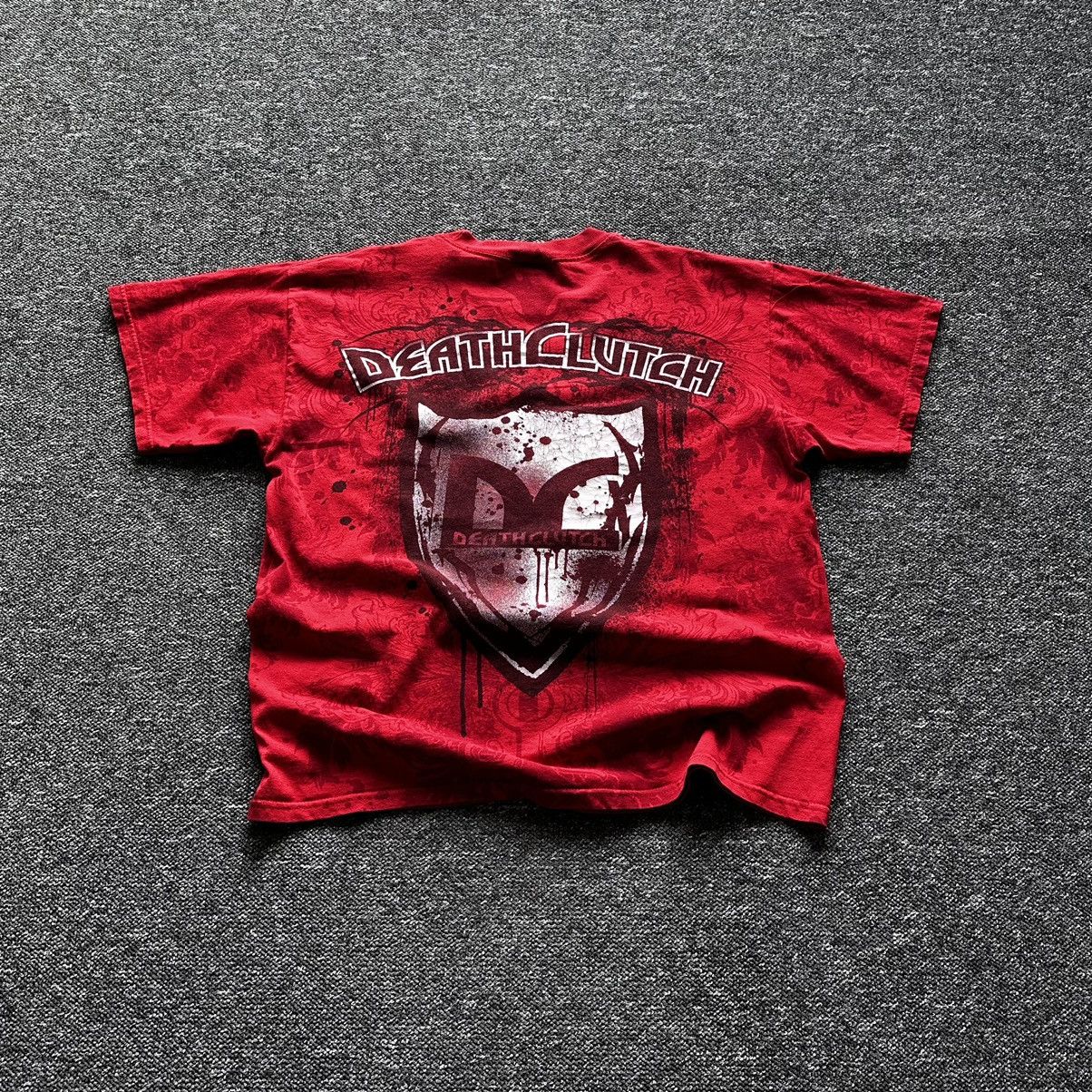Affliction × Vintage Vintage death clutch fullprint vintage avantgarde skill tee Size US XL / EU 56 / 4 - 6 Thumbnail