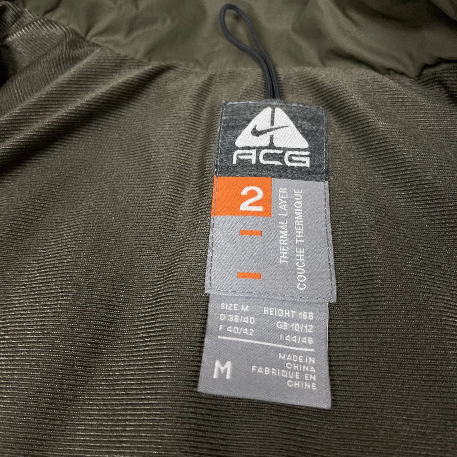 Nike × Vintage Nike ACG Men's Green Full Zip Long Sleeve Jacket Medium Size US M / EU 48-50 / 2 - 11 Thumbnail