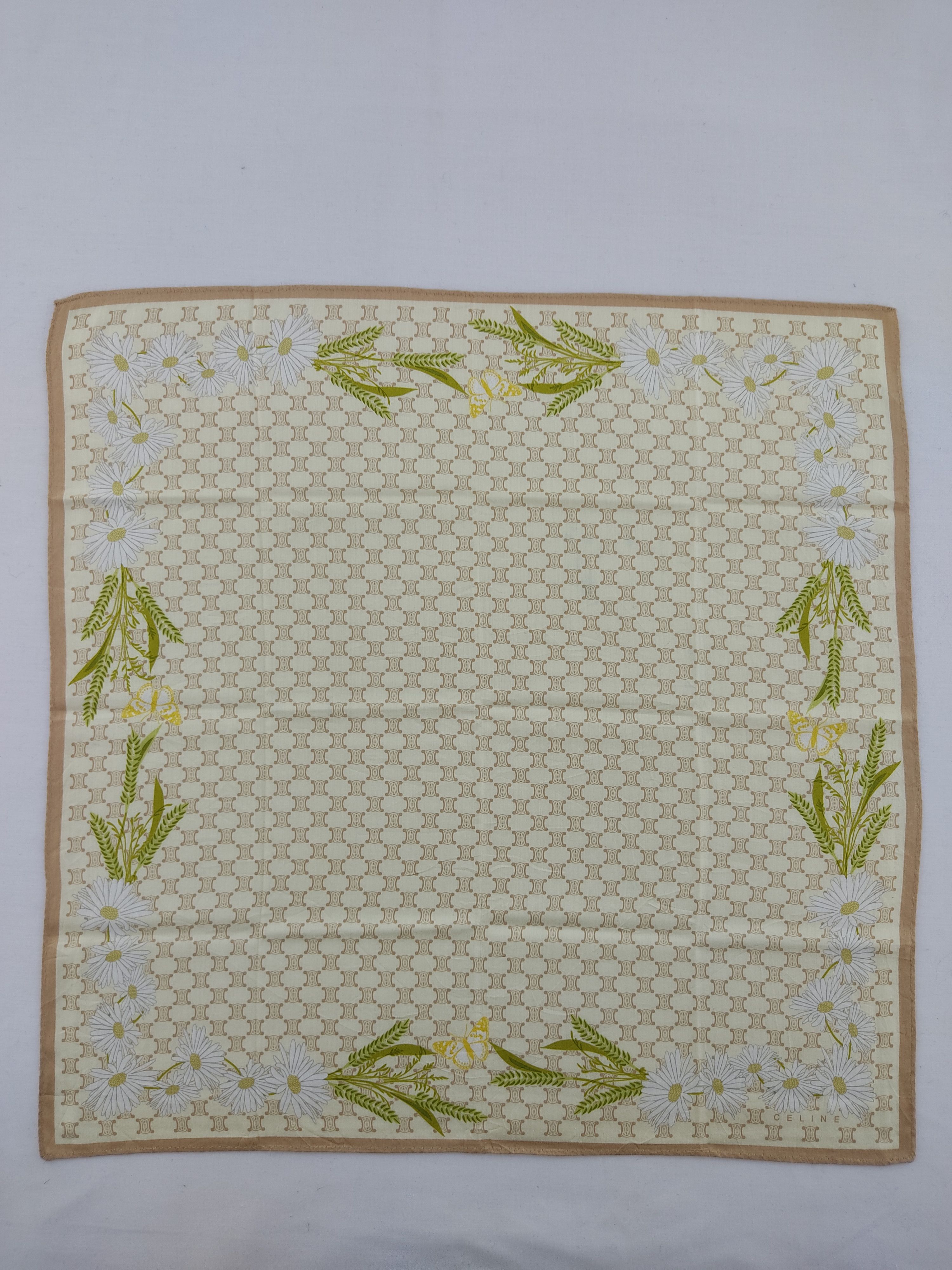 Celine Vintage Celine Handkerchief / Neckwear / Bandana Size ONE SIZE - 1 Thumbnail