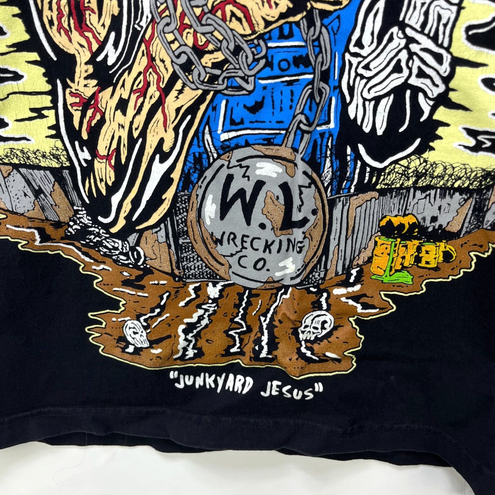 Warren Lotas Warren Lotas Junkyard Jesus Graphic T-Shirt M Black Men T-Shirt Brand Warren Lotas Shirt Short Sleeve Crew Neck Vintage No Size US M / EU 48-50 / 2 - 4 Thumbnail