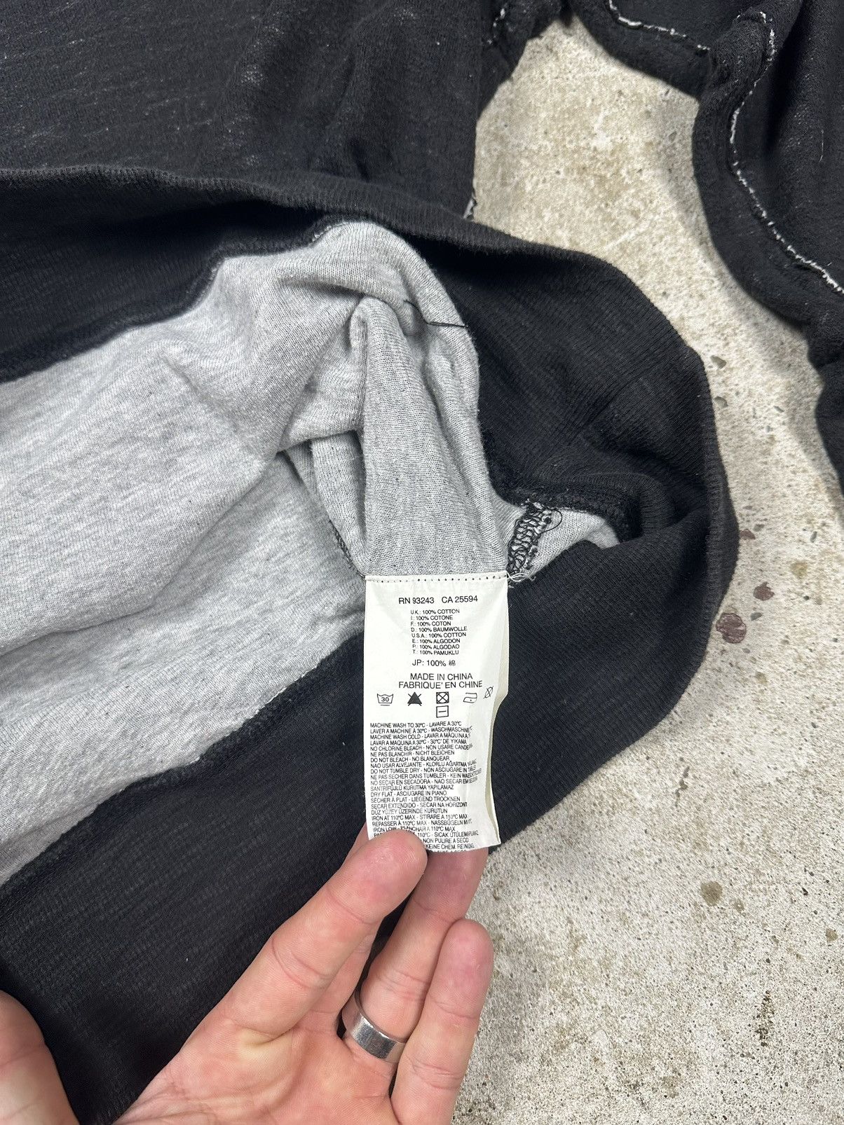 Diesel × Vintage Vintage Y2K Diesel V Neck Ice Black Sweater Knit Size US L / EU 52-54 / 3 - 10 Thumbnail