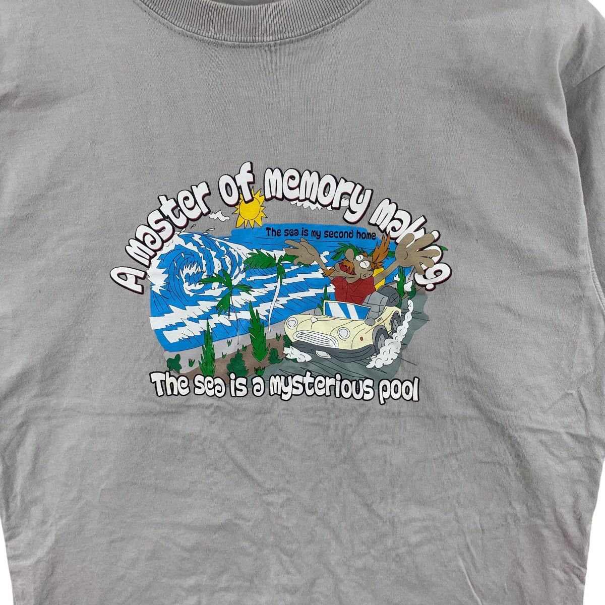 Vintage Vintage SOMEDAY SURF The Sea Is Mysterious Cartoon Tee Shir Size US M / EU 48-50 / 2 - 5 Thumbnail