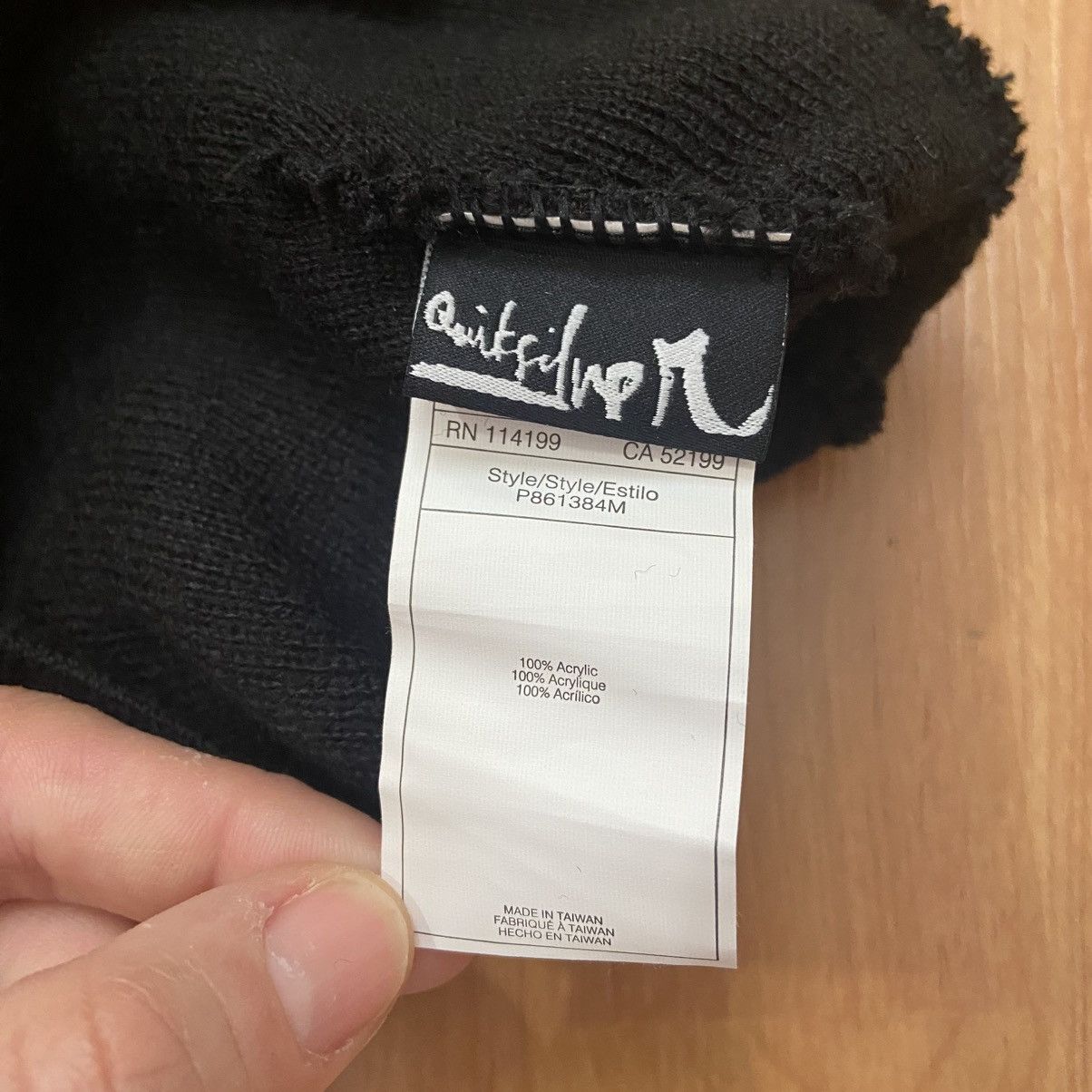 Quiksilver Quiksilver Script Y2K Surfer Vintage Men’s Beanie Size ONE SIZE - 5 Thumbnail