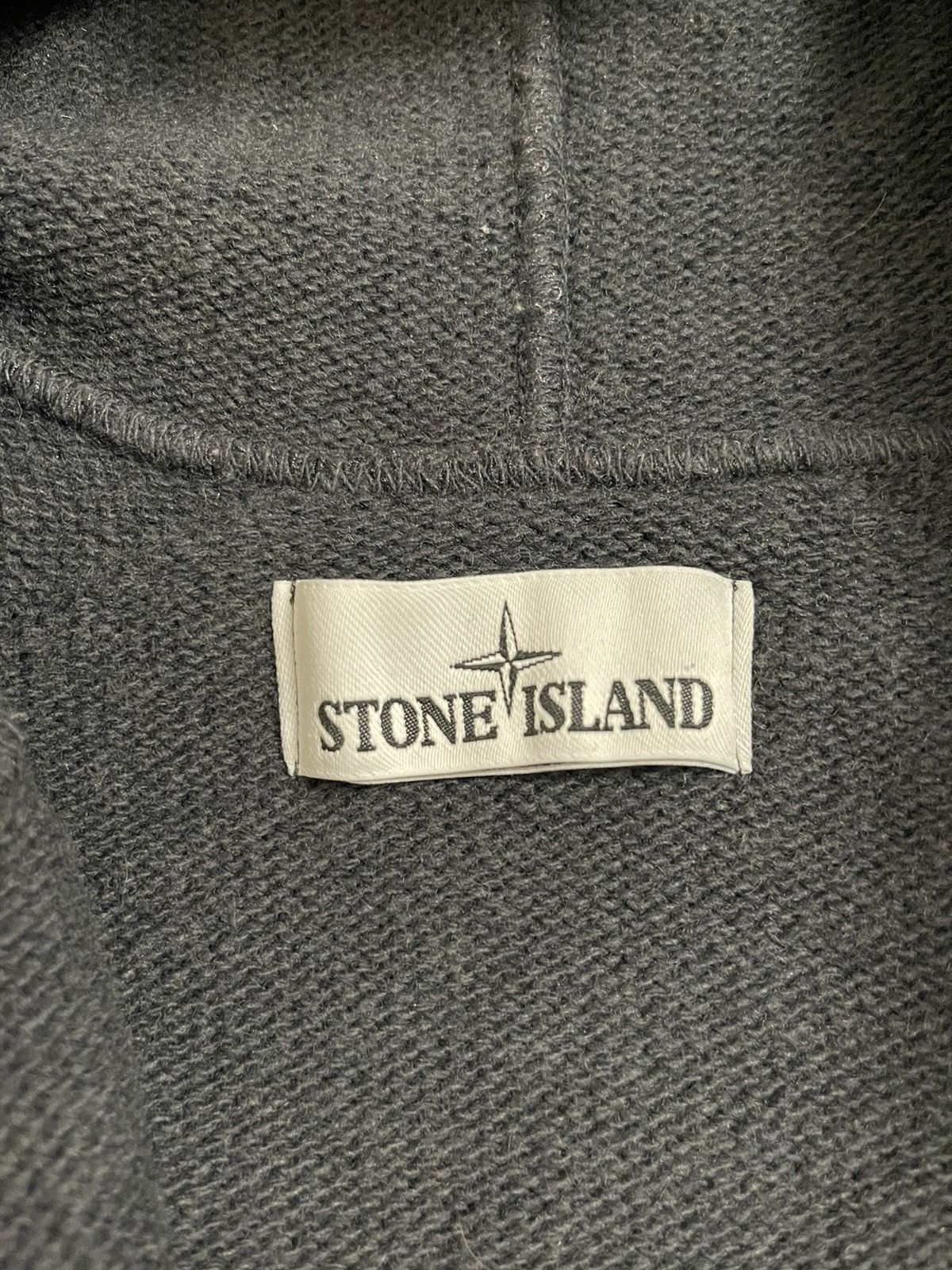 Stone Island Stone Island Knitted Wool Zip Sweater Grey - Size Large Size US L / EU 52-54 / 3 - 5 Thumbnail