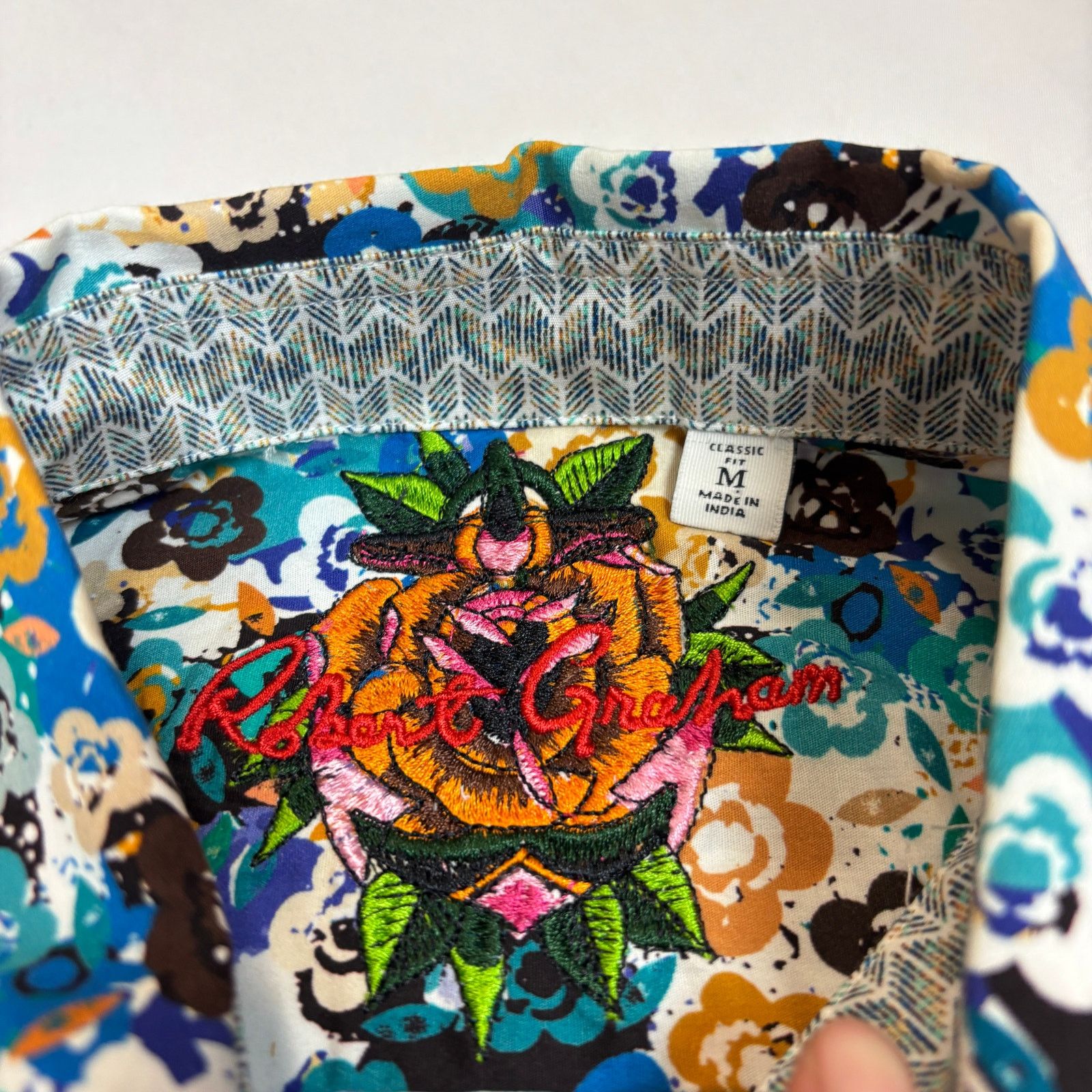 Robert Graham Robert Graham Colorful Paisley Floral Button Up Shirt M Size US M / EU 48-50 / 2 - 4 Thumbnail