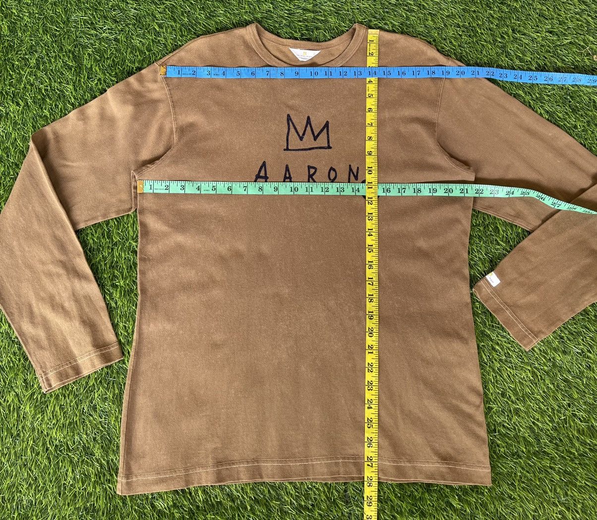 Jean-Michel Basquiat Sun Faded🔥Jean Michel Basquiat🔥Aaron Long Sleeve Tshirt Size US L / EU 52-54 / 3 - 12 Thumbnail