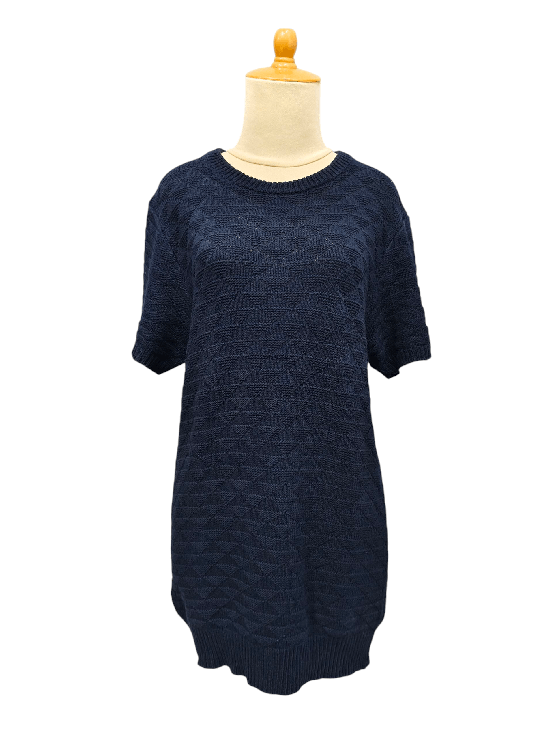 Katharine Hamnett London NEED GONE💥Vtg Katherine Hamnett Knitted Short Sleeve Size L / US 10 / IT 46 - 1 Thumbnail