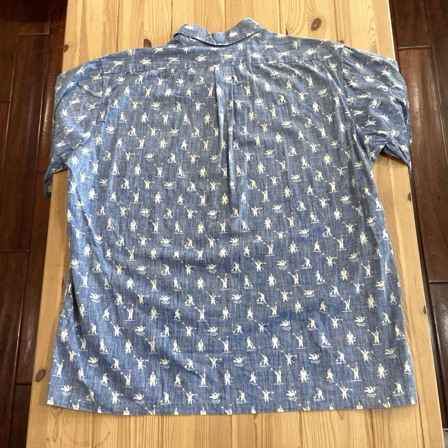Reyn Spooner VINTAGE Reyn Spooner Hawaiian Shirt Mens XL Sailor Navy Flags Maritime Shirt Size US XL / EU 56 / 4 - 5 Thumbnail