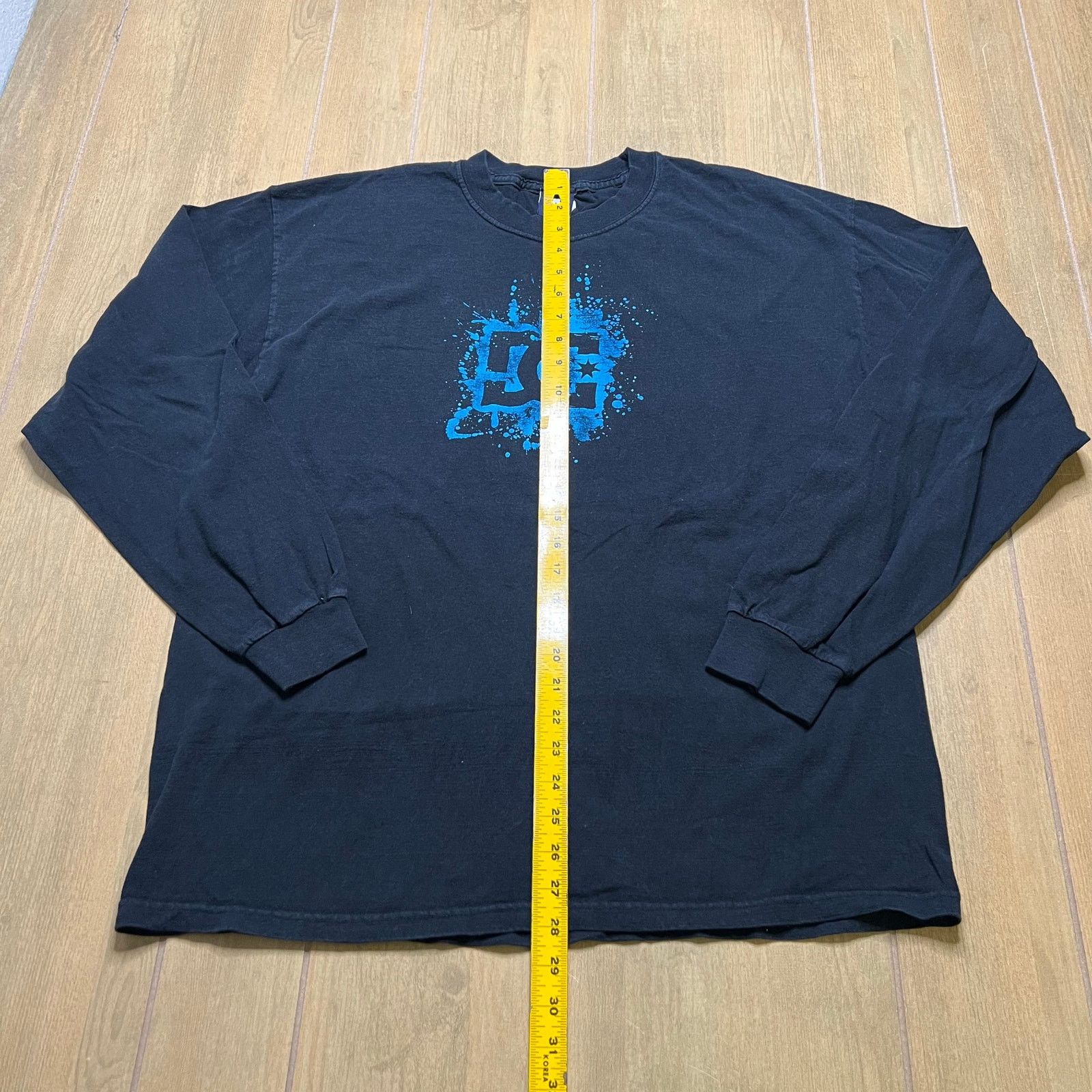 DC Y2K DC Shoes long-sleeve t-shirt blue graphic logo Men Sz XL Size US XL / EU 56 / 4 - 4 Thumbnail