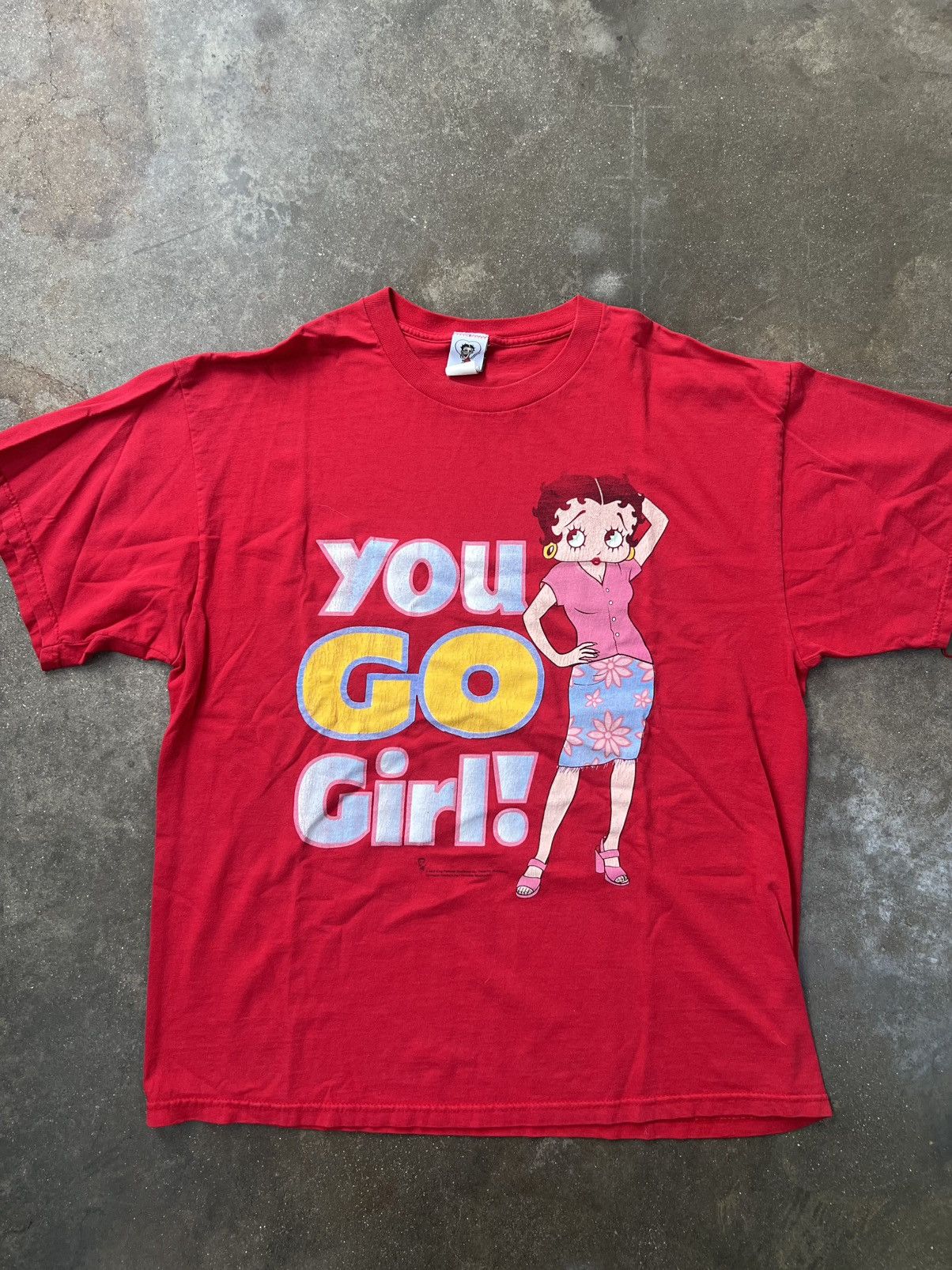 Other Vintage 00s Betty Boop T-Shirt Size US XL / EU 56 / 4 - 1 Thumbnail
