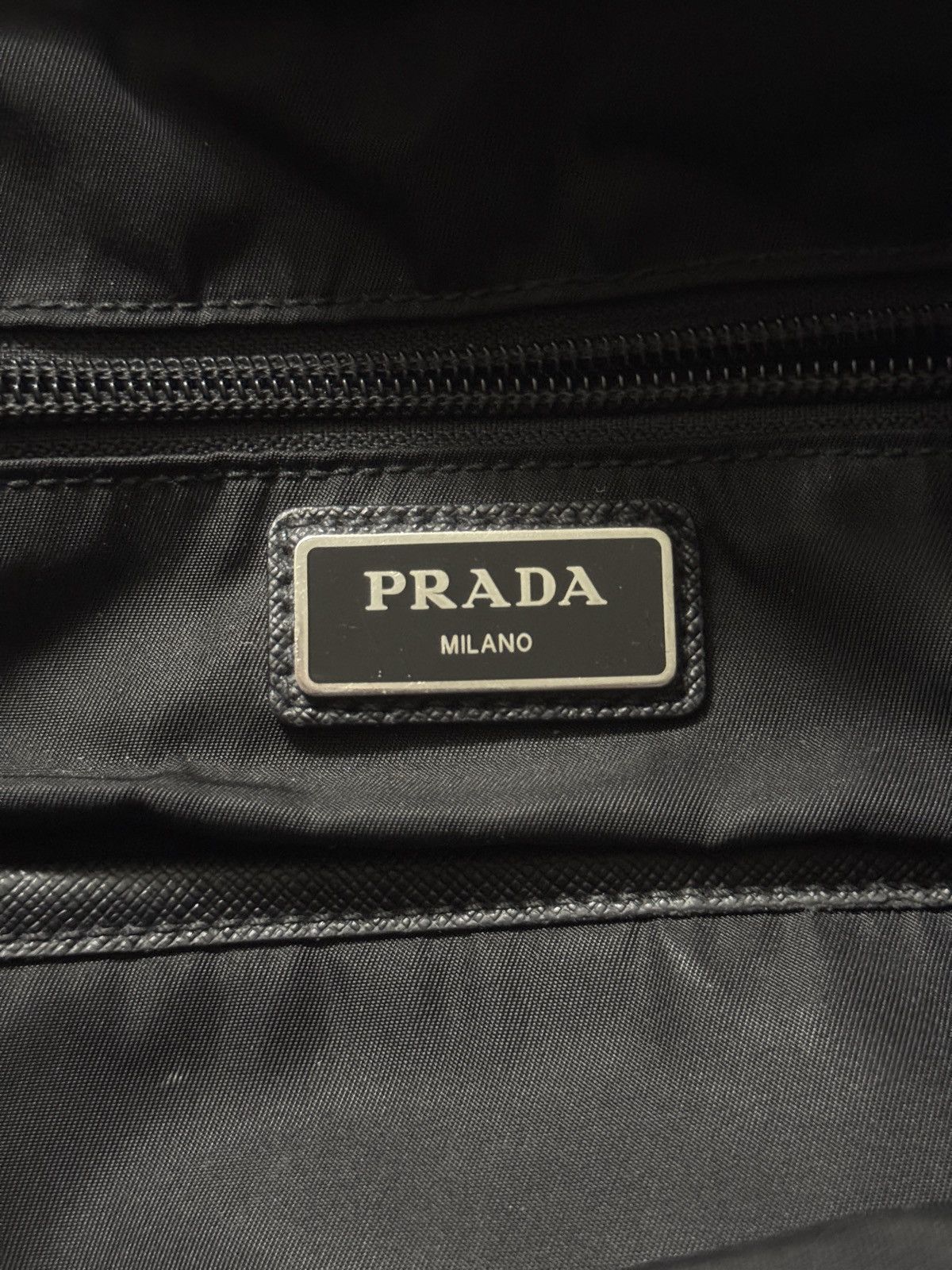 Prada PRADA Tessuto Black Nylon Montana Bouble Buckle Backpack Size ONE SIZE - 7 Thumbnail