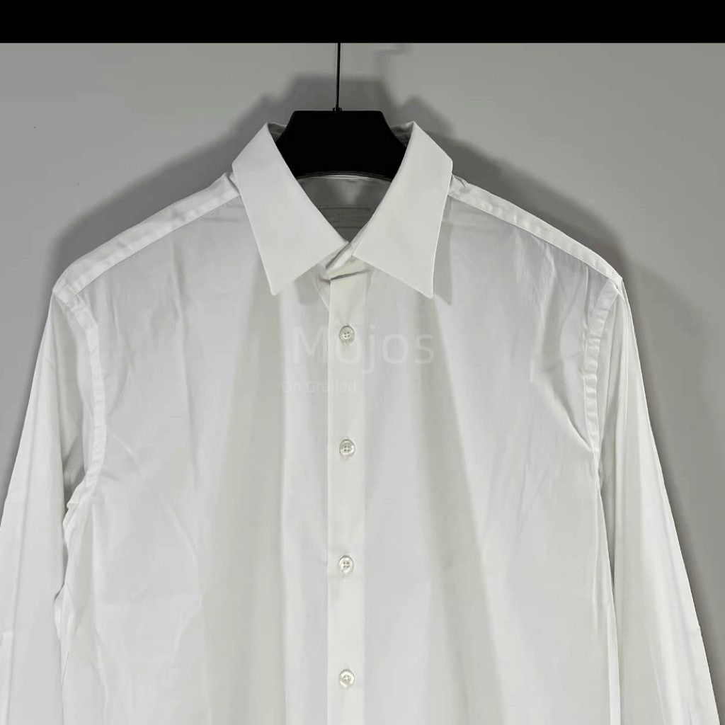 Prada Sz 41 Prada Classic Plain Shirt-2508 Size US L / EU 52-54 / 3 - 3 Thumbnail