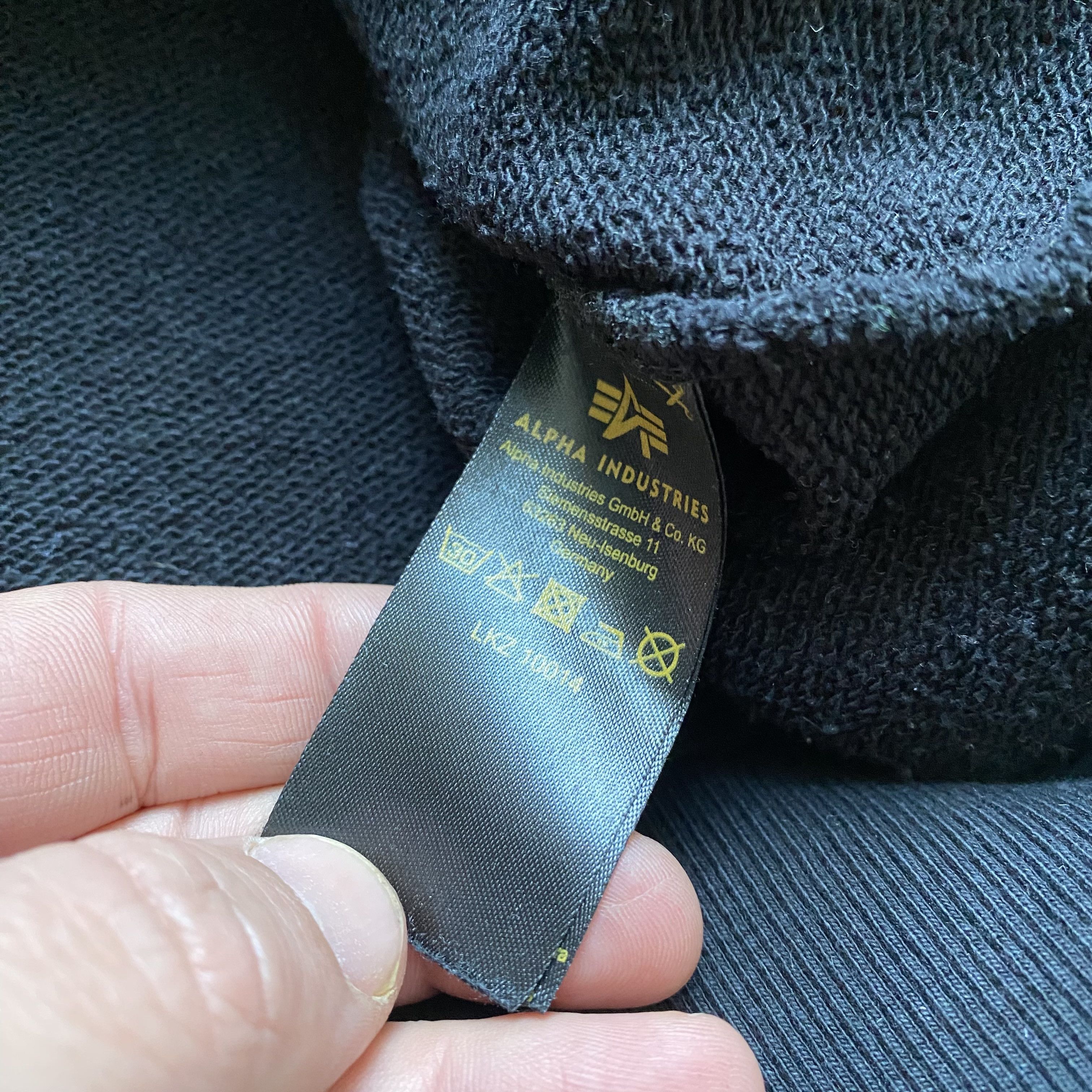 Alpha Industries ✈️ Vintage Alpha Industries Sweatshirt Pocket mini logo Size US L / EU 52-54 / 3 - 8 Thumbnail