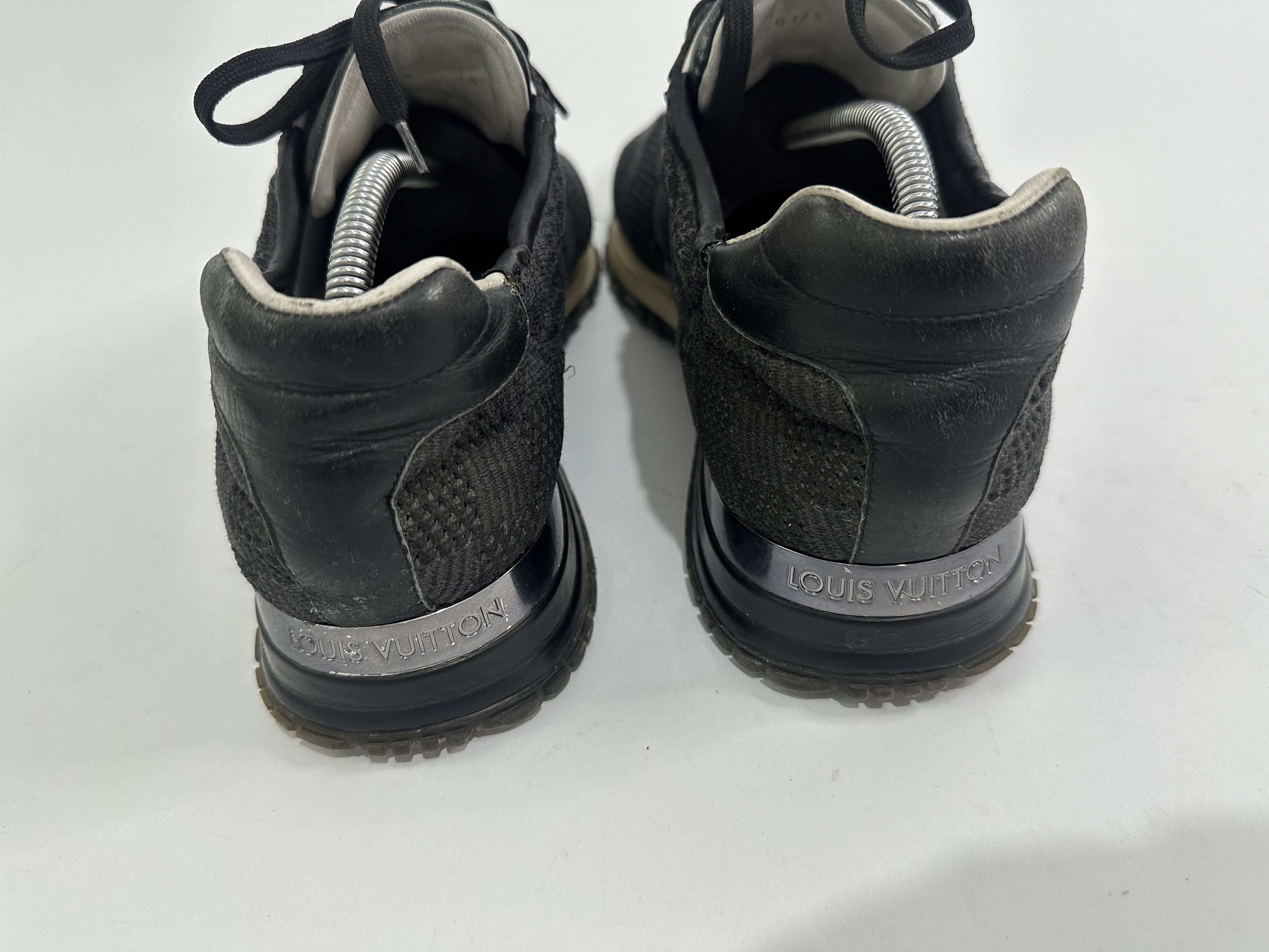 Louis Vuitton Louis Vuitton Damier Textile & Leather Run Away Sneakers Size US 8 / EU 41 - 4 Thumbnail