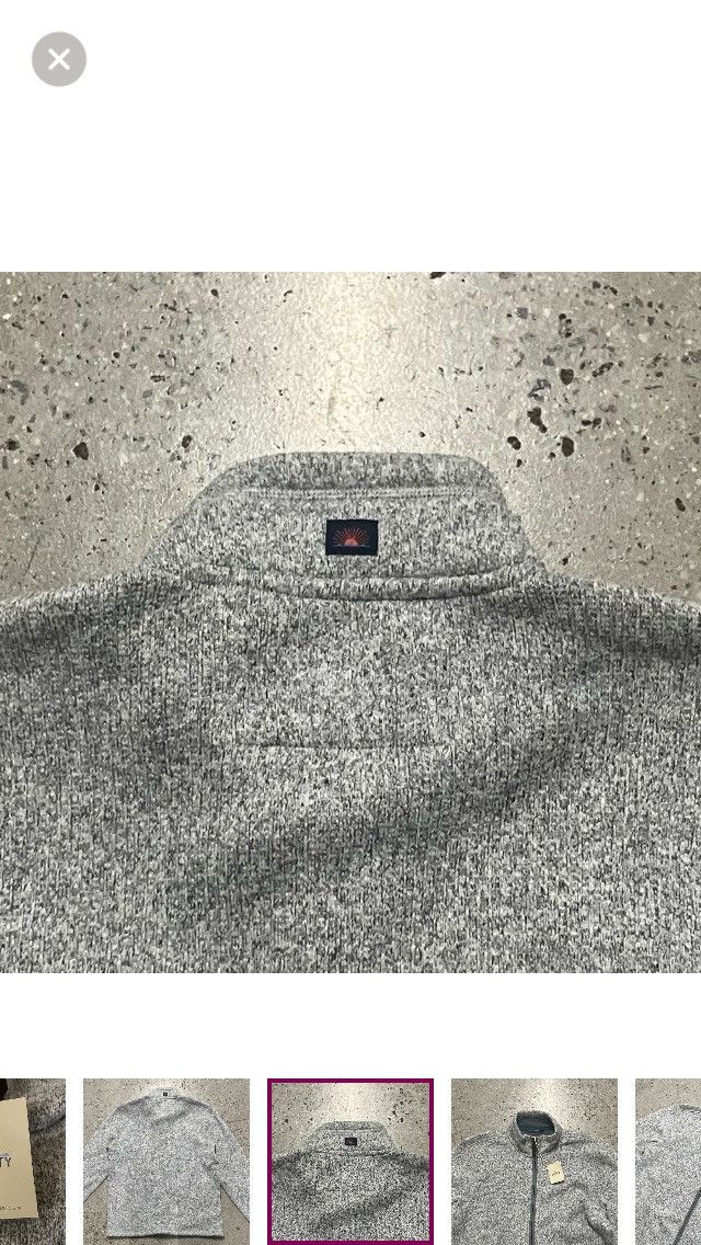 Faherty Faherty Full Zip Fleece Sweater MKH2342 Large Size US L / EU 52-54 / 3 - 10 Thumbnail