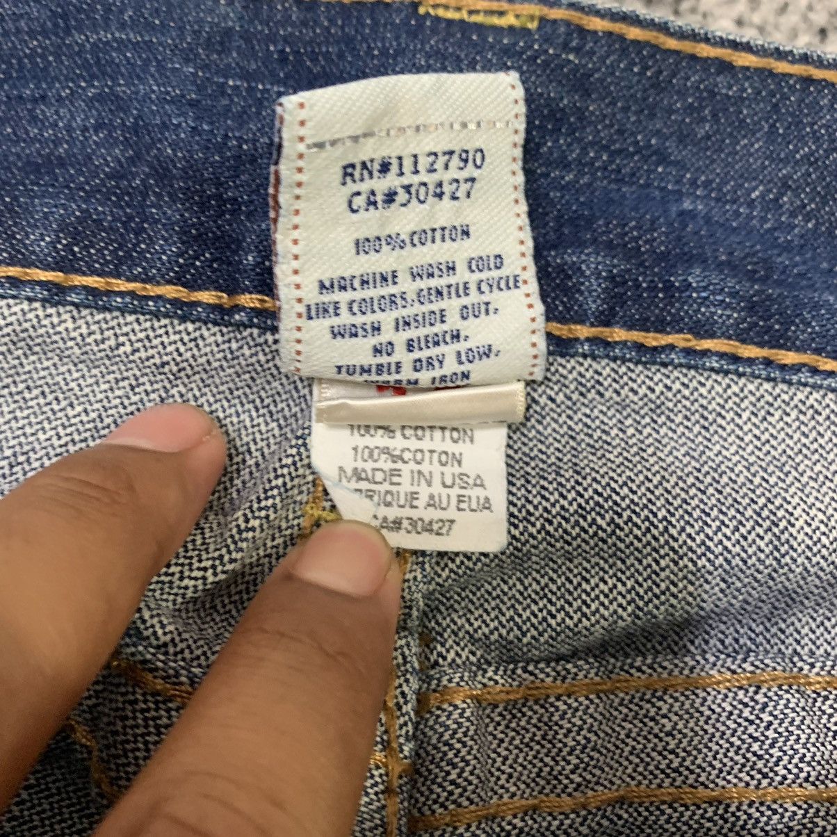 True Religion True Religion Section Joey Leather Distressed Bootcut Jeans Size US 31 - 8 Thumbnail