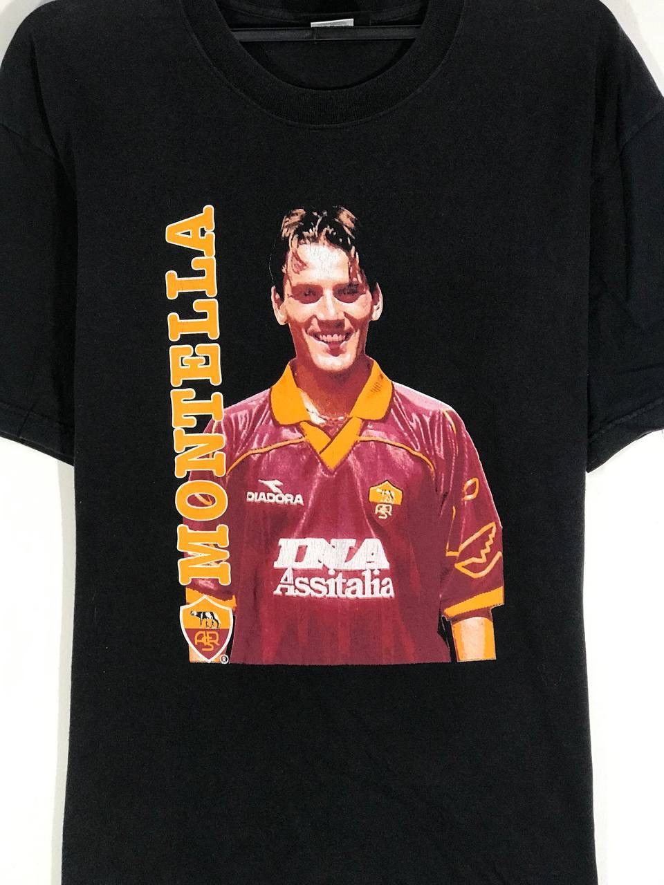 Vintage vintage as roma striker number nine vincenzo montella Size US M / EU 48-50 / 2 - 3 Thumbnail