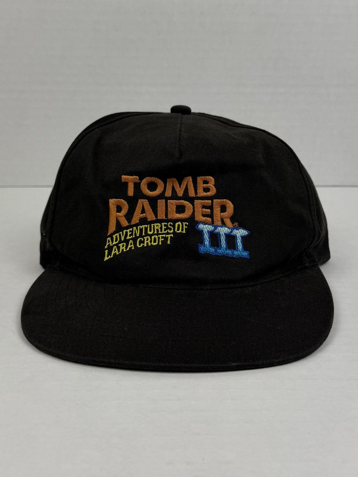 Vintage Vintage Adventures of Lara Croft Tomb Raider 3 Snapback Hat Size ONE SIZE - 1 Thumbnail