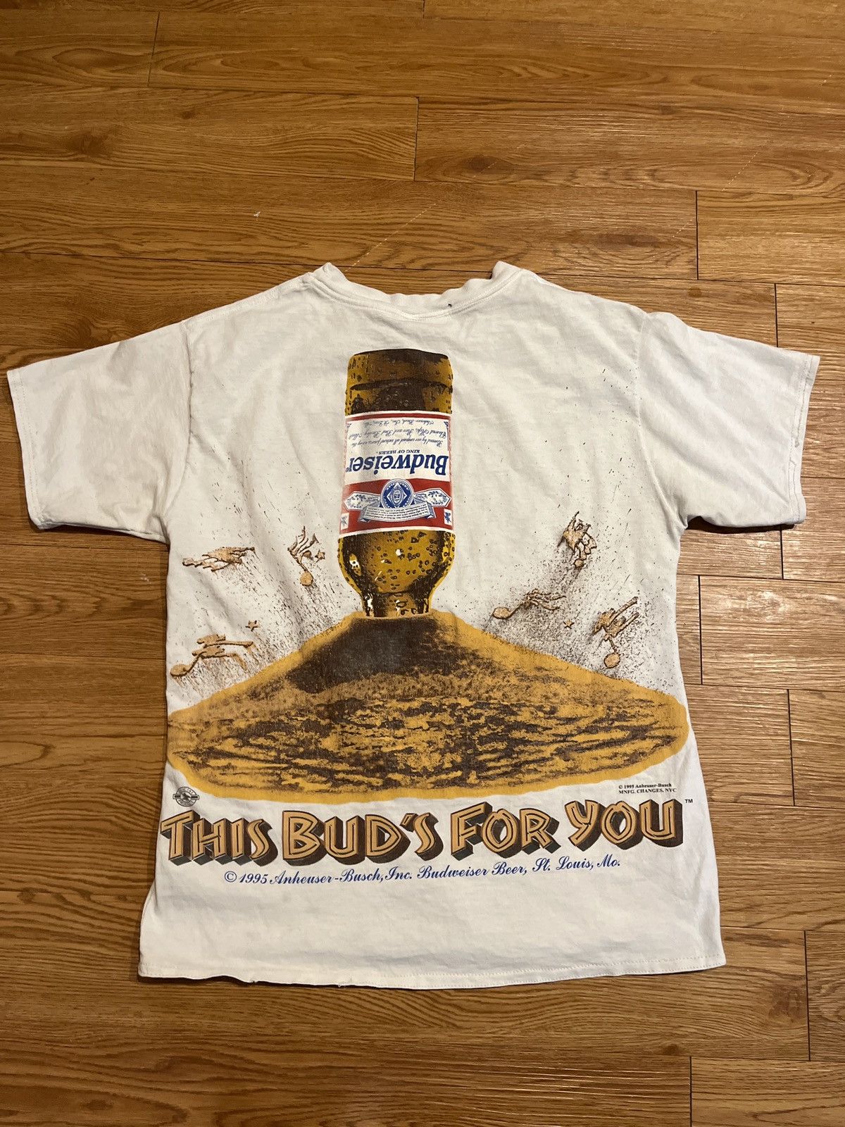 Budweiser vintage 1995 budweiser exploding ants tee Size US S / EU 44-46 / 1 - 2 Thumbnail