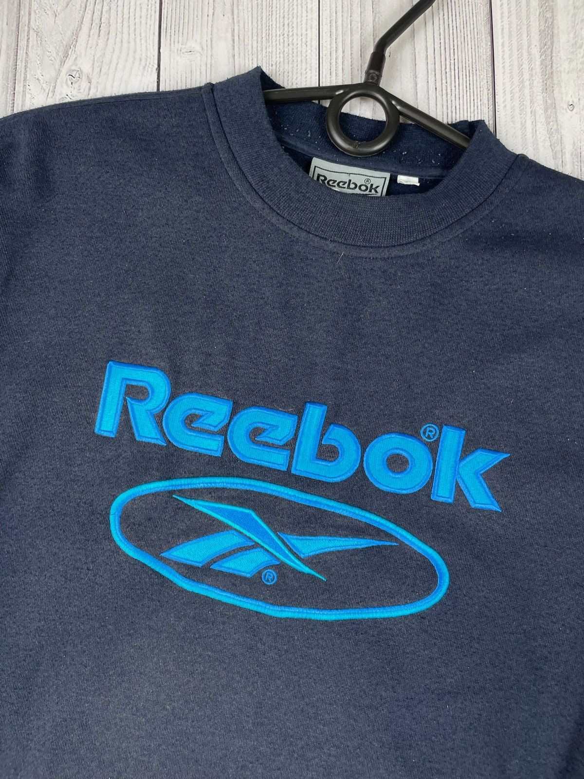 Reebok Vintage Reebok sweatshirt big logo size L Size US L / EU 52-54 / 3 - 2 Thumbnail