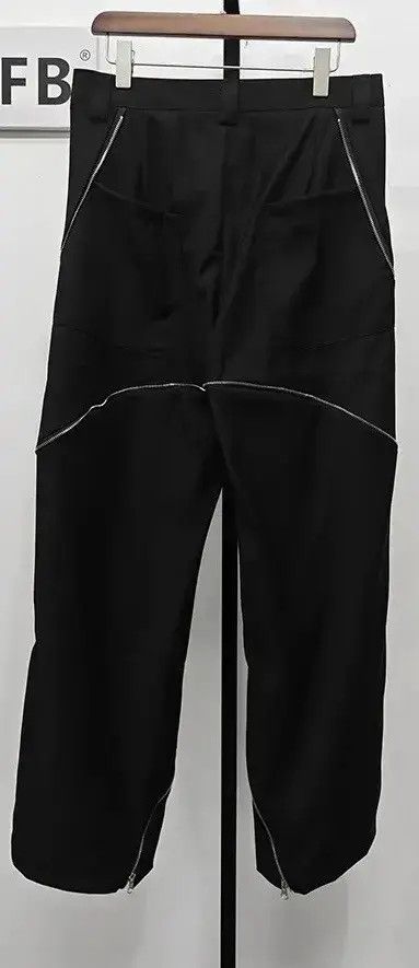 Japanese Brand × Other Men Zipper Slit Wide Leg Casual Pant Size US 31 - 3 Thumbnail