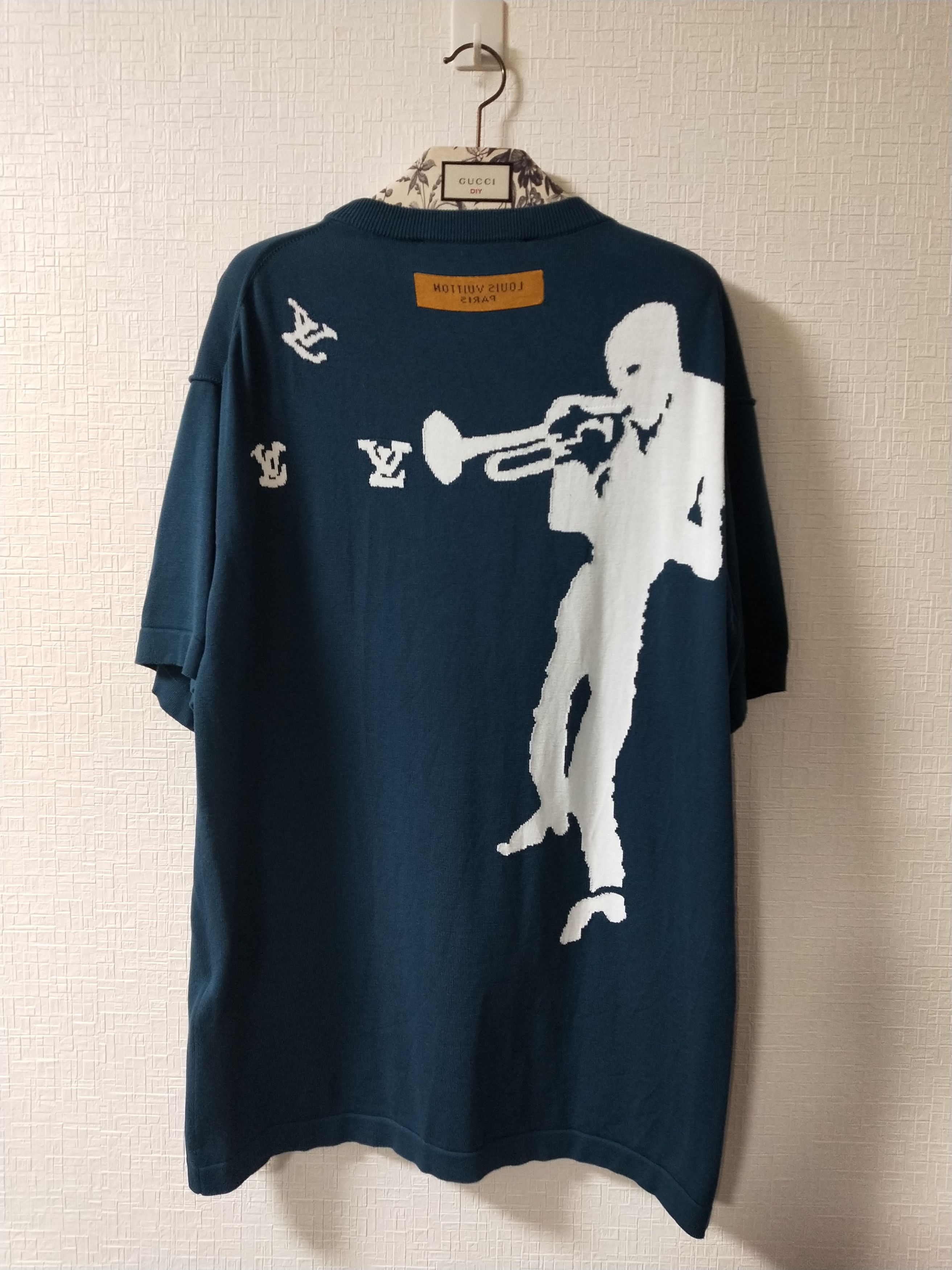 Louis Vuitton Jazz Trumpeter Signature Crewneck Tee | Grailed