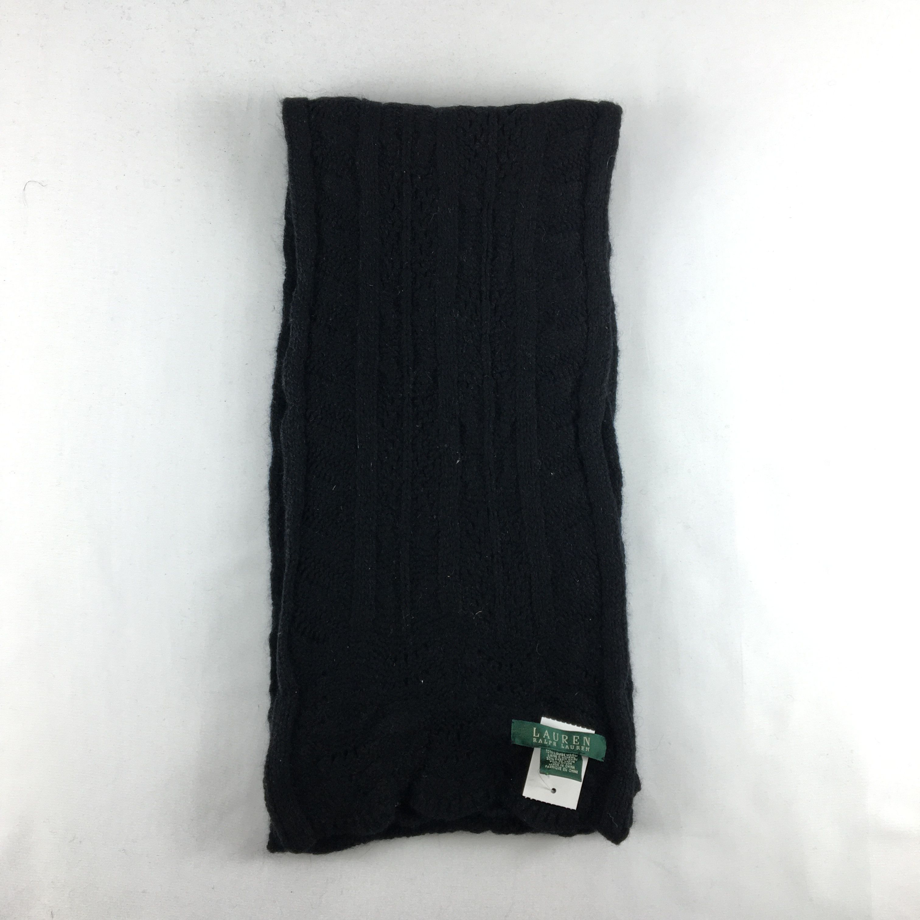 Polo Ralph Lauren Vintage Polo Ralph Lauren Scarf Cable Knit Wool Scarves . Size ONE SIZE - 2 Thumbnail