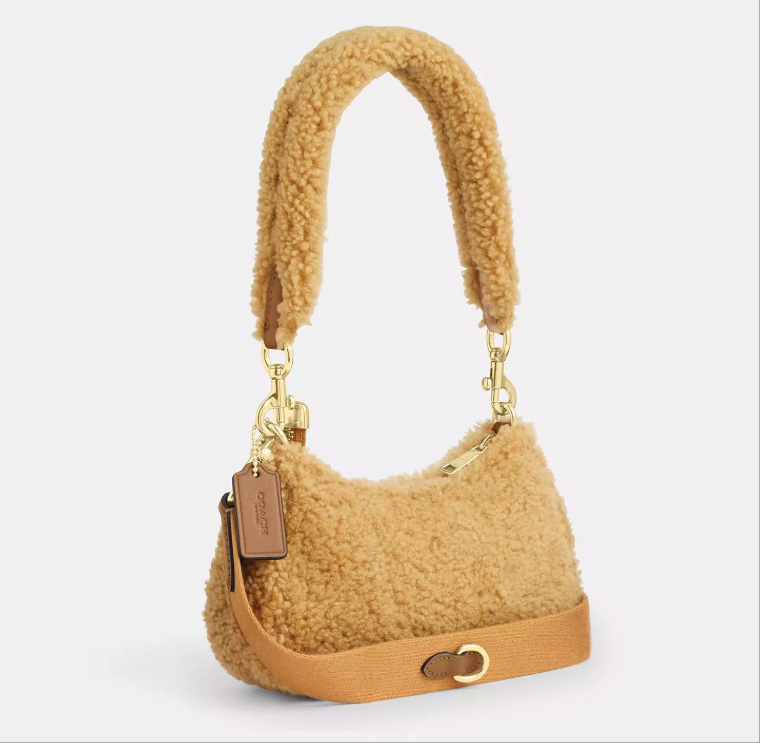 Coach Teri Mini Crossbody Bag In Shearling CDA84 Size ONE SIZE - 14 Thumbnail