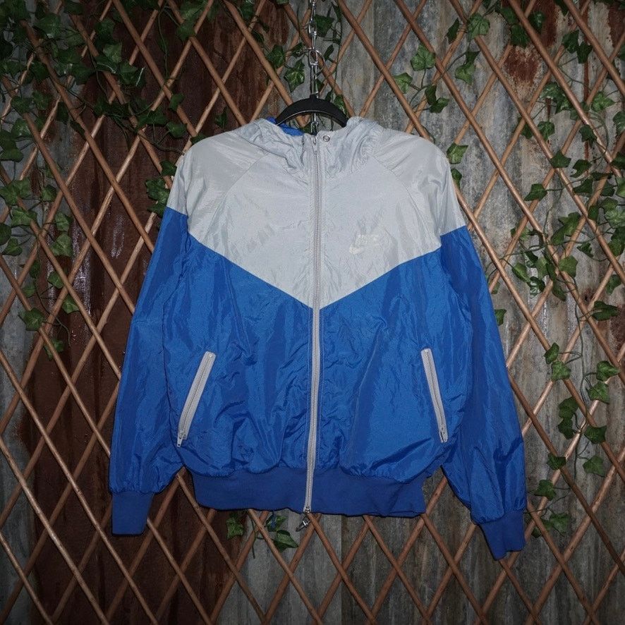 Nike Large -Vintage Y2K Nike zip up lightweight 1980s windbreaker Size US L / EU 52-54 / 3 - 1 Thumbnail