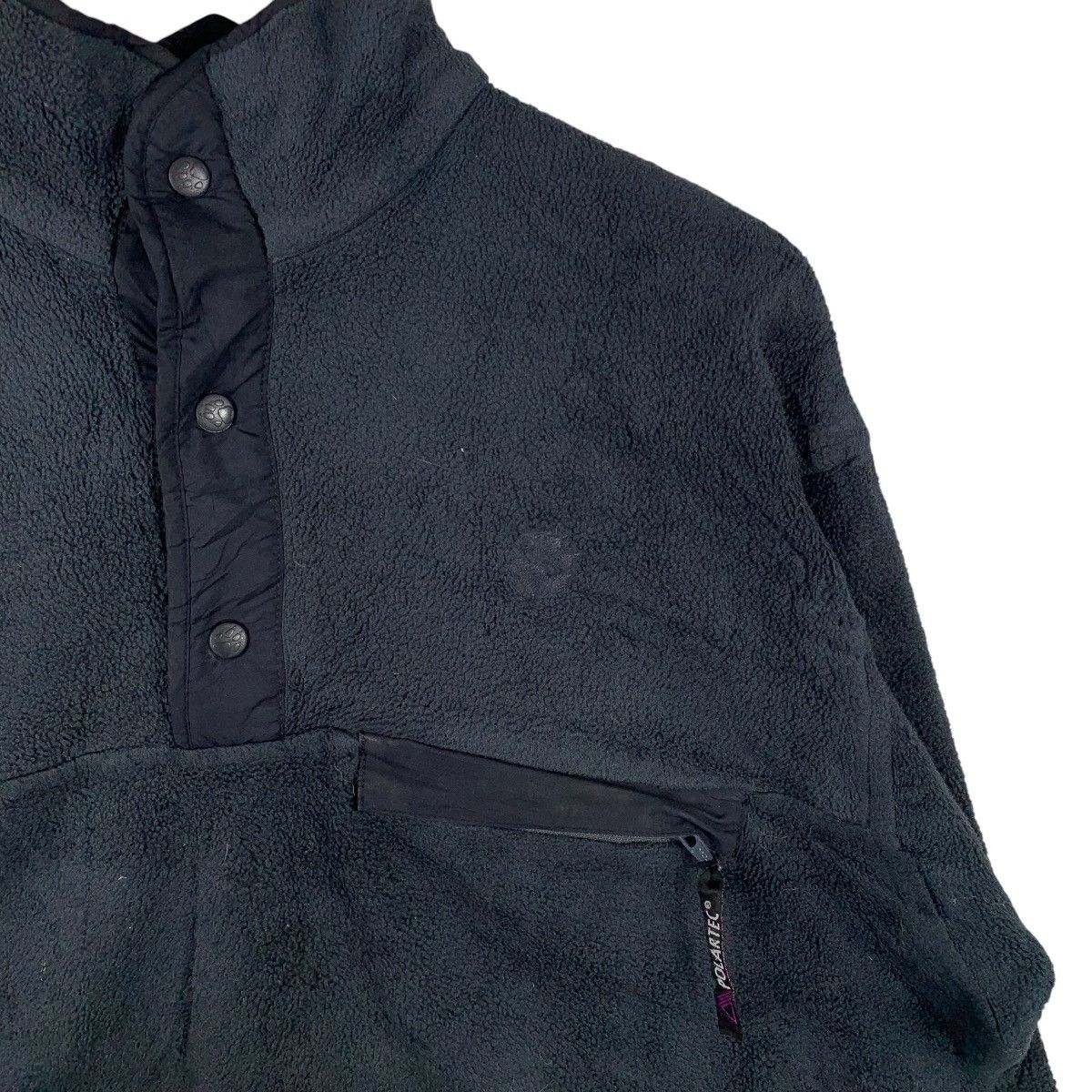 Jack Wolfskin × Polartec × Vintage Vintage JACK WOLFSKIN POLARTEC Outdoor Fleece Sweatshirt Size US XL / EU 56 / 4 - 4 Thumbnail