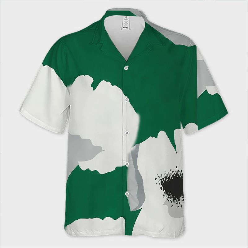 The Unbranded Brand × Vintage Flower Portrait Bowling Shirt – Artistic Floral Print Size US S / EU 44-46 / 1 - 2 Thumbnail