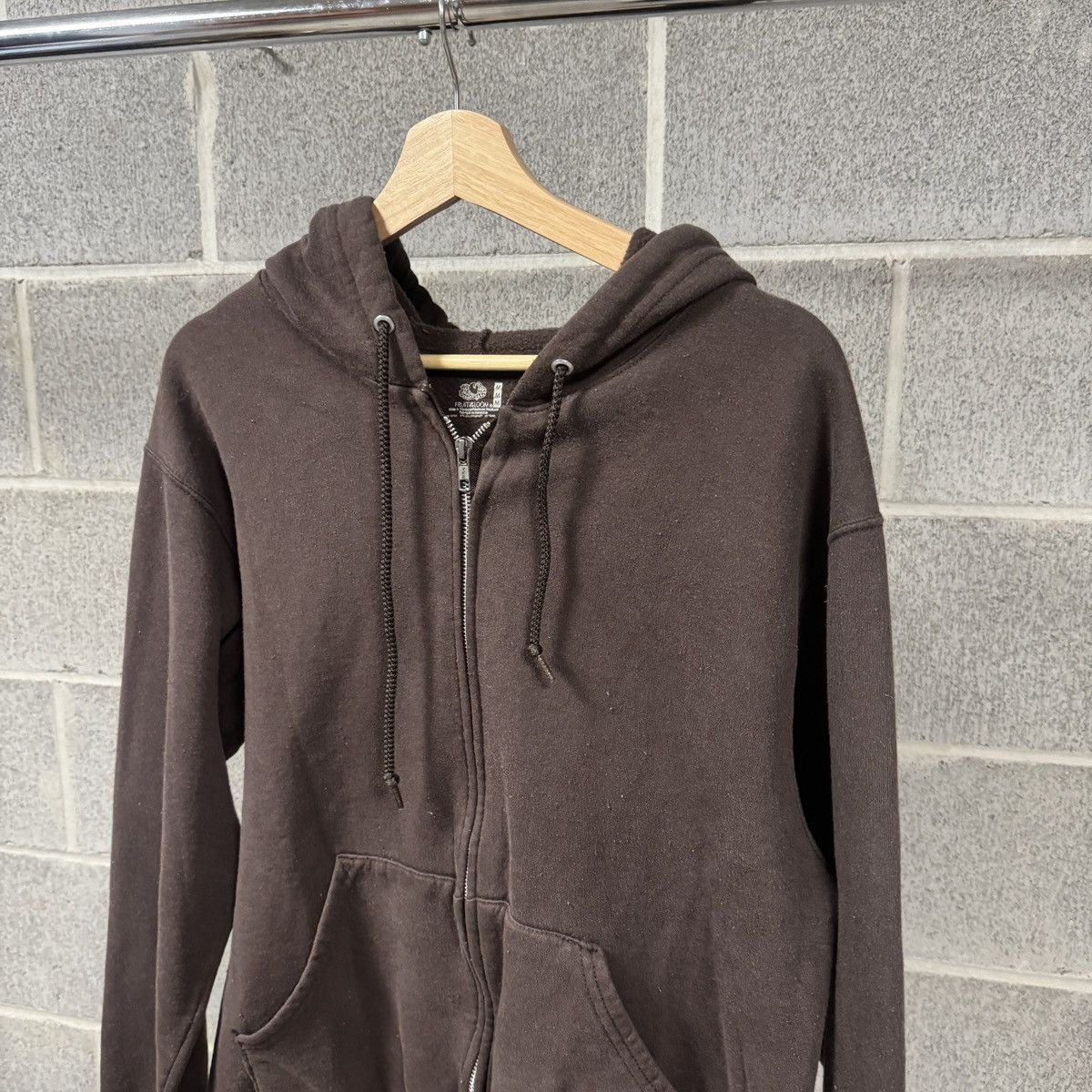 Vintage Thrashed Faded Distressed Green Zip Hoodie ERD Grunge Chrome Size US M / EU 48-50 / 2 - 3 Thumbnail