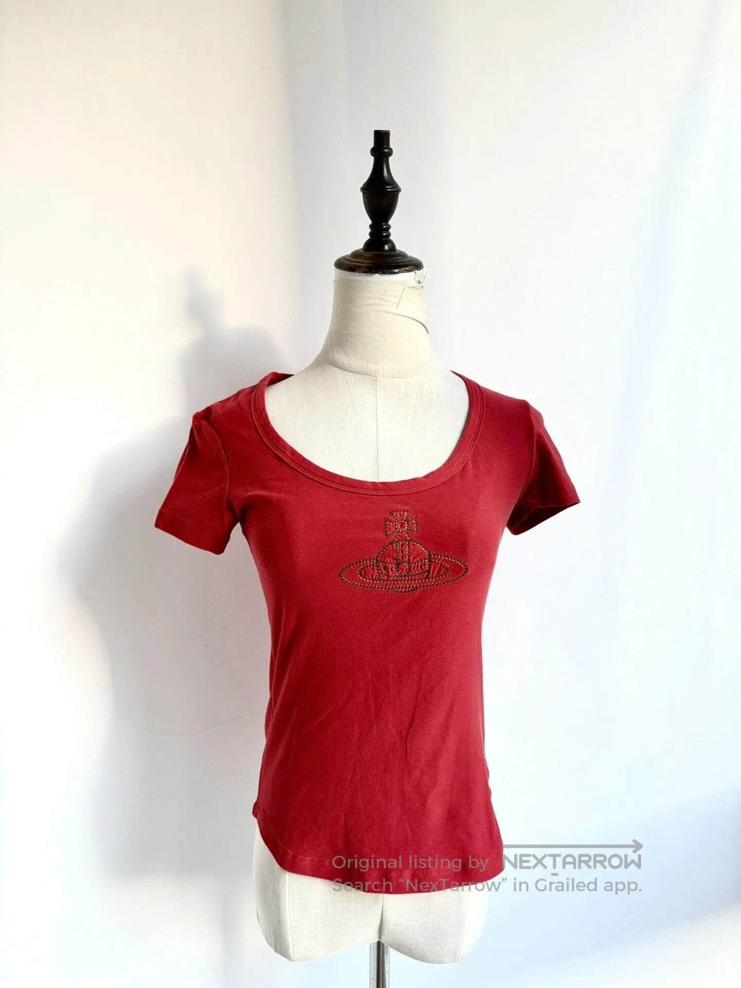 vivienne westwood short sleeve slim fit top.