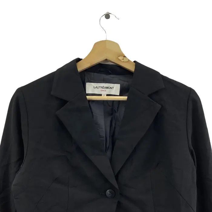 Vintage Vtg LAUTREAMONT GRACE PARIS Designer 1 Button Blazer Size S / US 4 / IT 40 - 2 Thumbnail