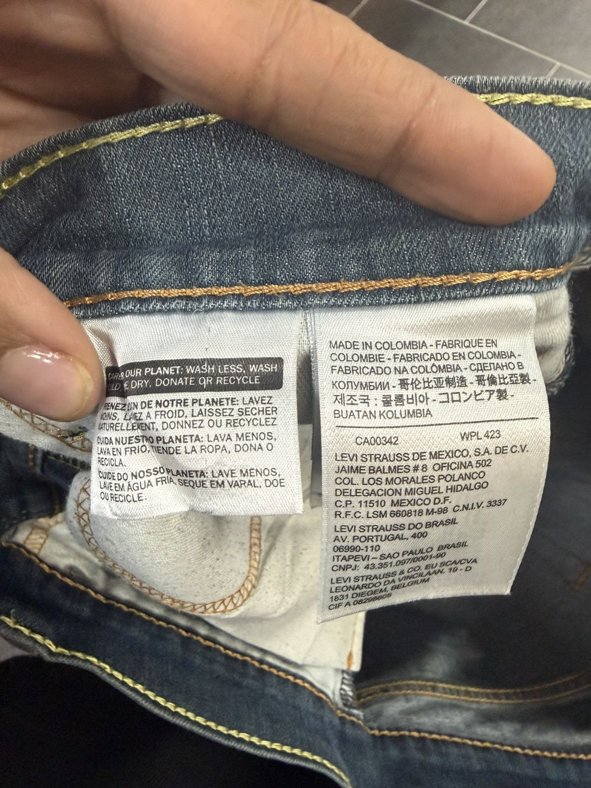 Levi's Levi slim fit 511 jeans 33x32 Size US 33 - 9 Thumbnail