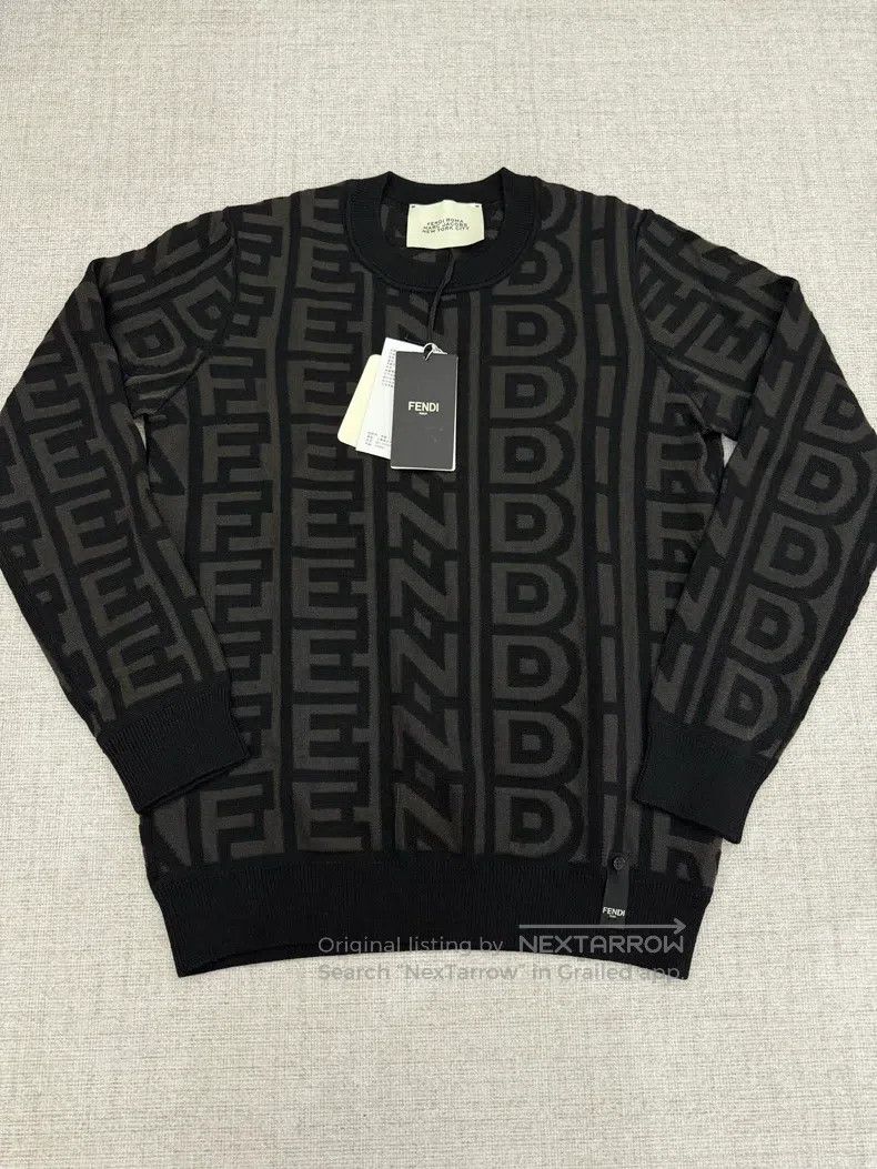 Fendi Fendi Printed Logo Knit Top Size US S / EU 44-46 / 1 - 1 Thumbnail