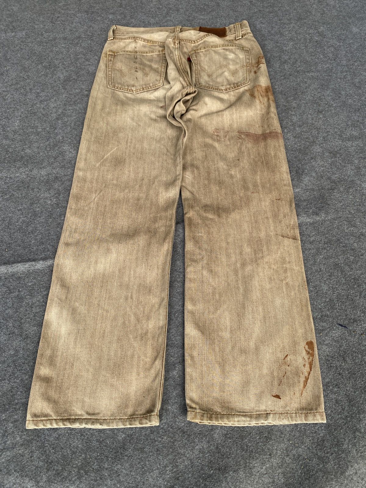Edwin × PPFM Vintage edwin 503 blue trip denim Size US 31 - 11 Thumbnail
