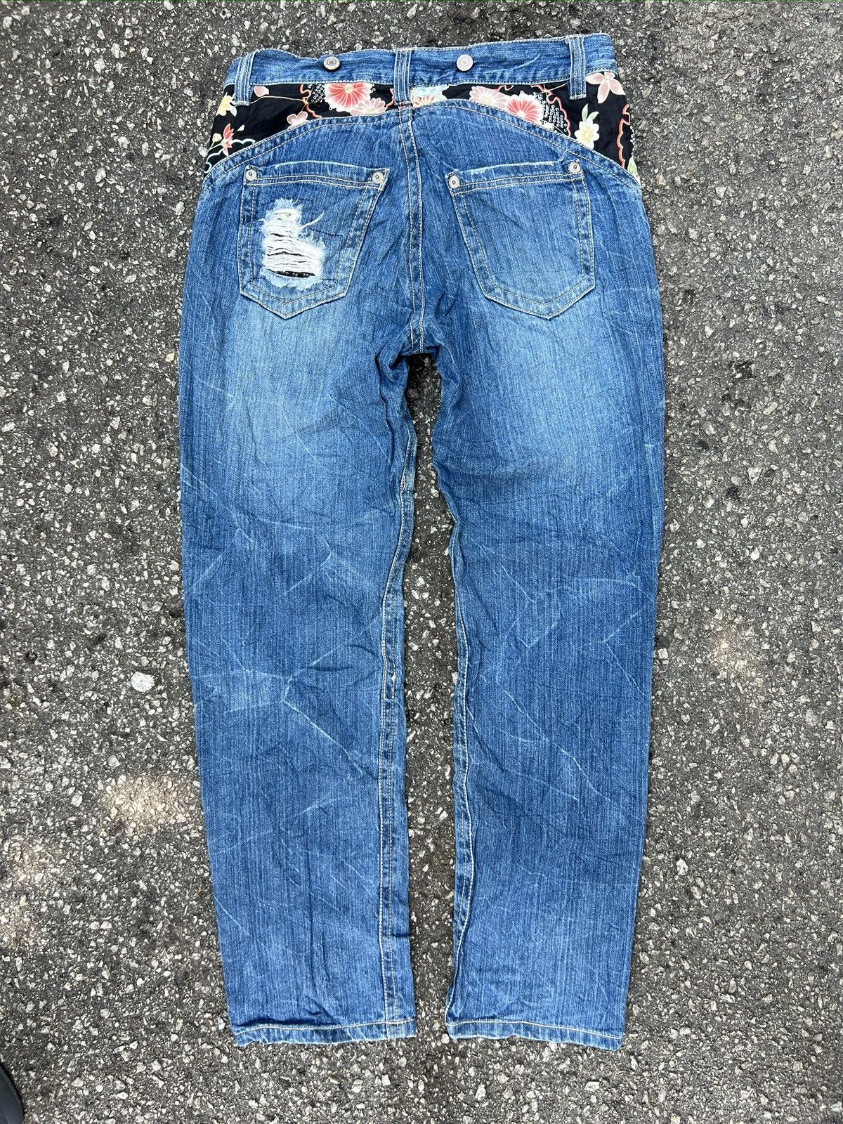 Japanese Brand 6. Japanase Tradisional Motive jeans Size 30" / US 8 / IT 44 - 2 Thumbnail