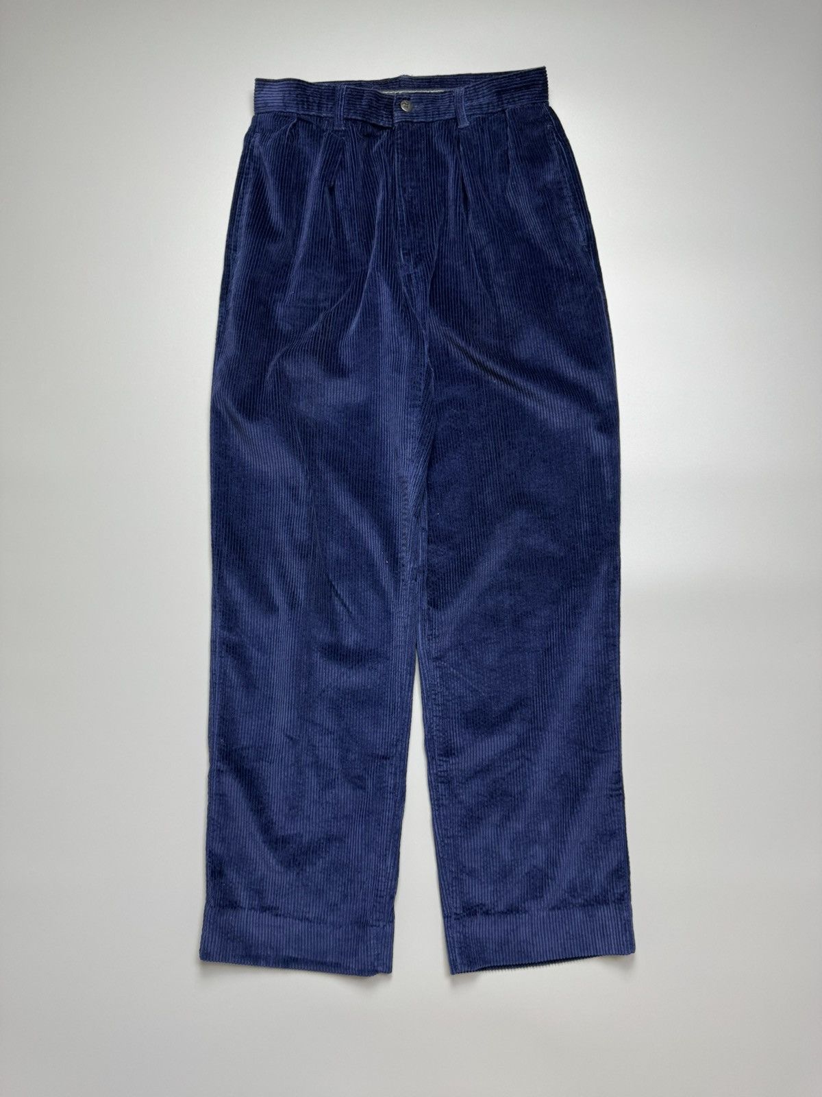 Polo Ralph Lauren Ralph Lauren - Corduroy Blue Regular fit Pants Size US 28 / EU 44 - 1 Thumbnail