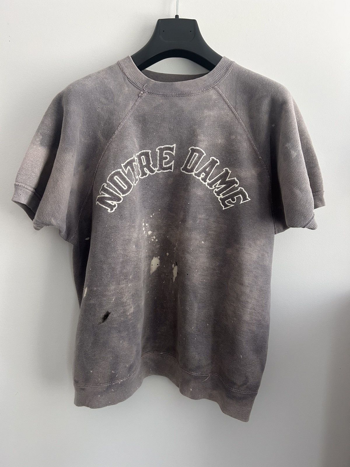 image of Rock Tees x Vintage 60’S Notre Dame in Gray/Purple, Men's (Size Small)