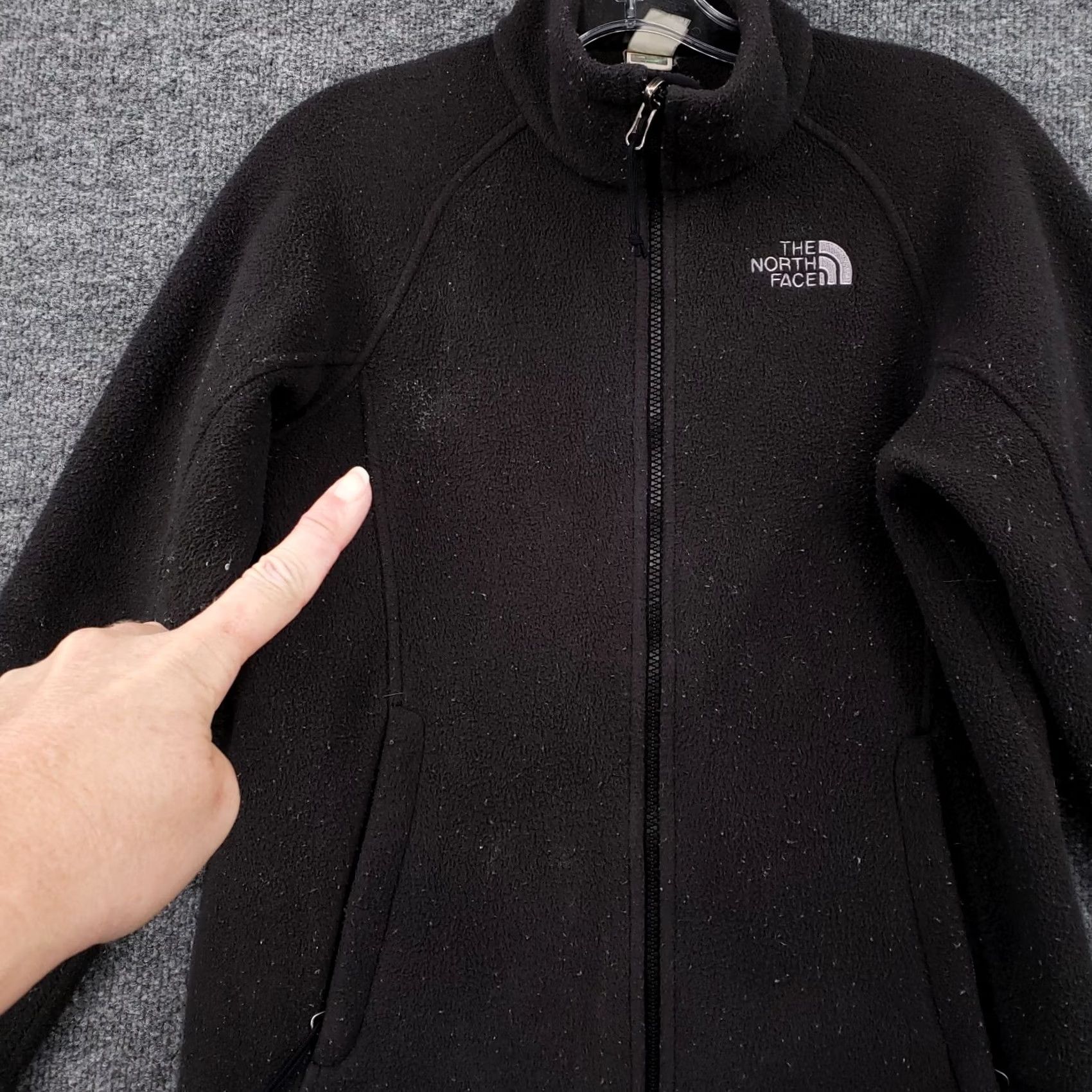 The North Face The North Face Jacket Womens S Black Full Zip Fleece Mid-Length Zip Ladies Small Black Full Zip Jacket Size S / US 4 / IT 40 - 5 Thumbnail