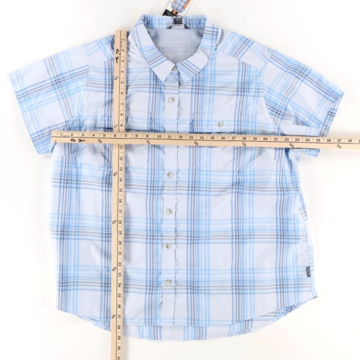 Eddie Bauer Eddie Bauer Adventure Plaid Button Up Shirt Blue Women's 2XL Size XXL / US 16-18 / IT 52-54 - 3 Thumbnail