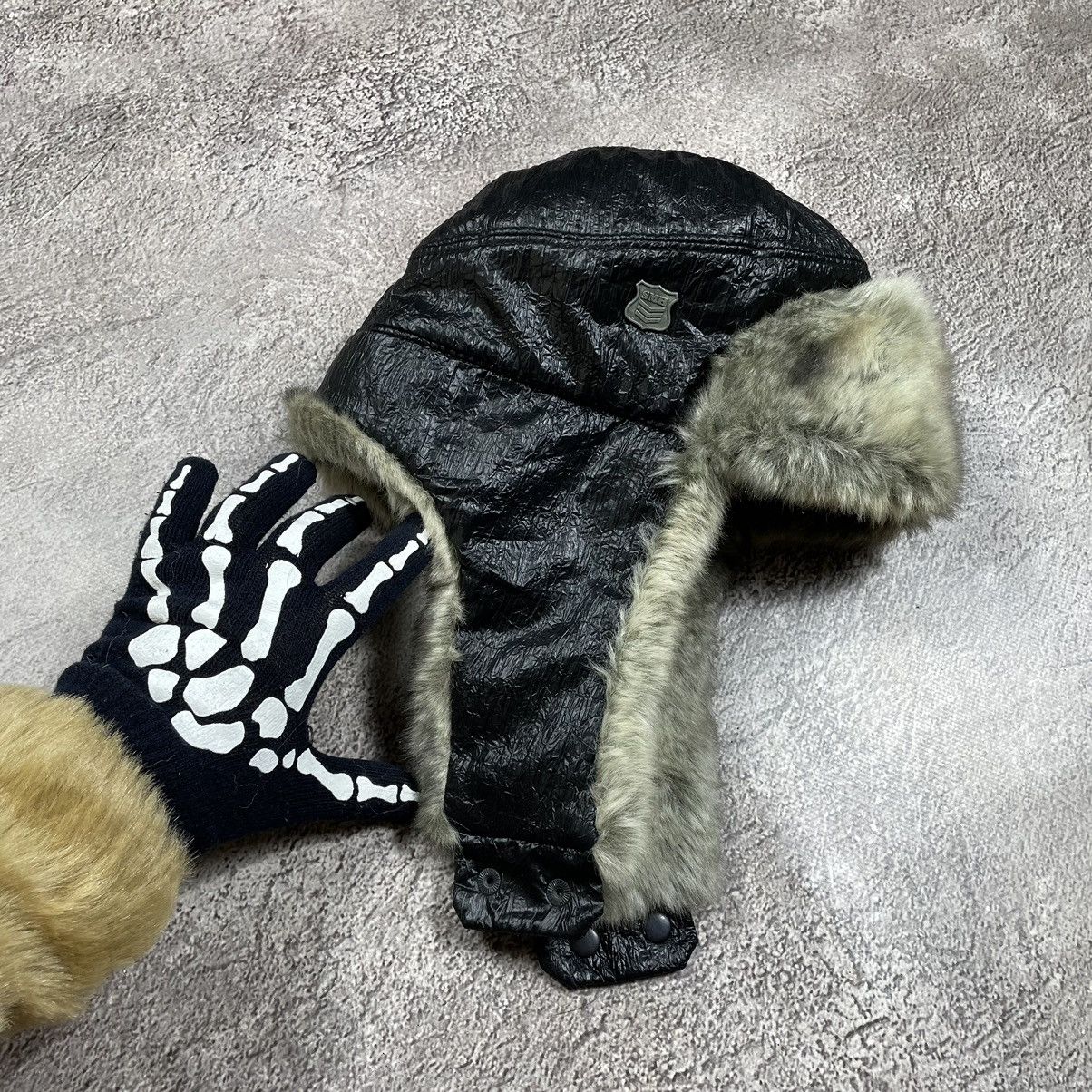 If Six Was Nine Vintage 90s Alt Beanie Mohair Ushanka Faux American VTg Size ONE SIZE - 3 Thumbnail