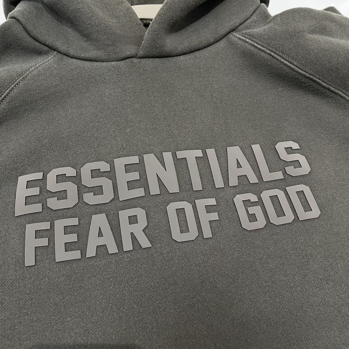 Essentials Fear Of God Essentials Hoodie Off Black (SS23) Size US XL / EU 56 / 4 - 3 Thumbnail